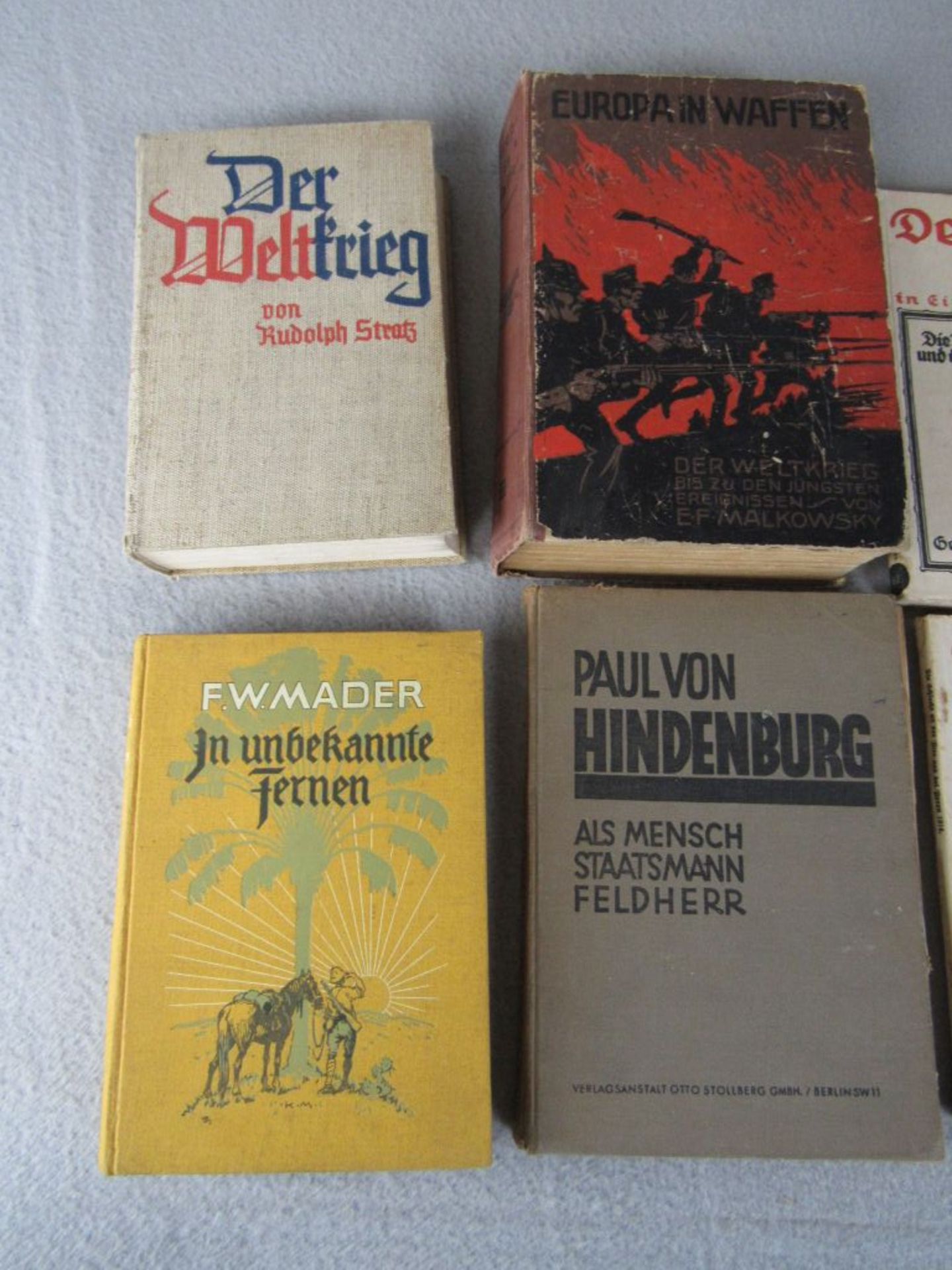 9 militärische Bücher vor Krieg unter - Image 3 of 3