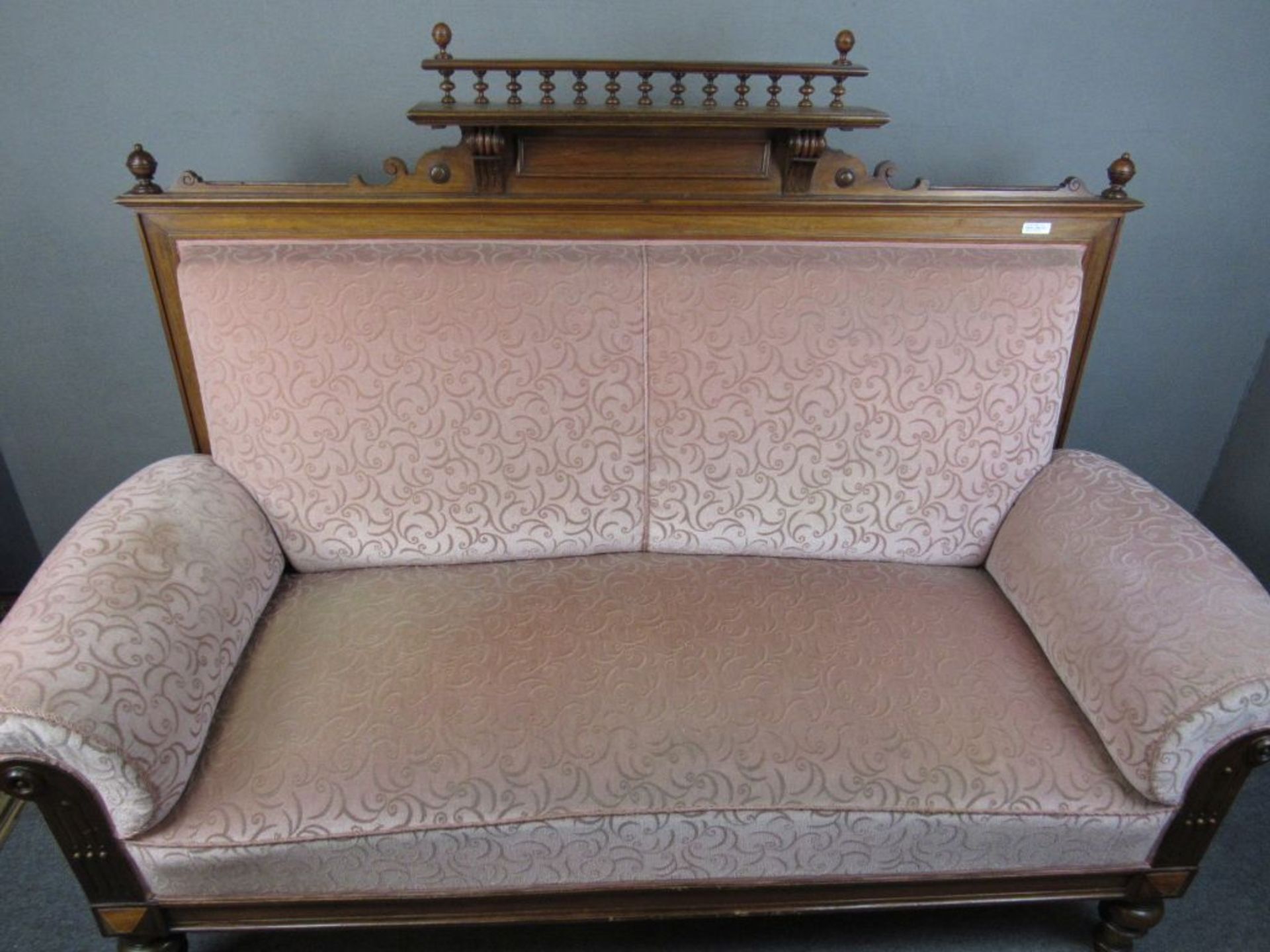 Sofa Historismus rosé Polster - Image 2 of 10