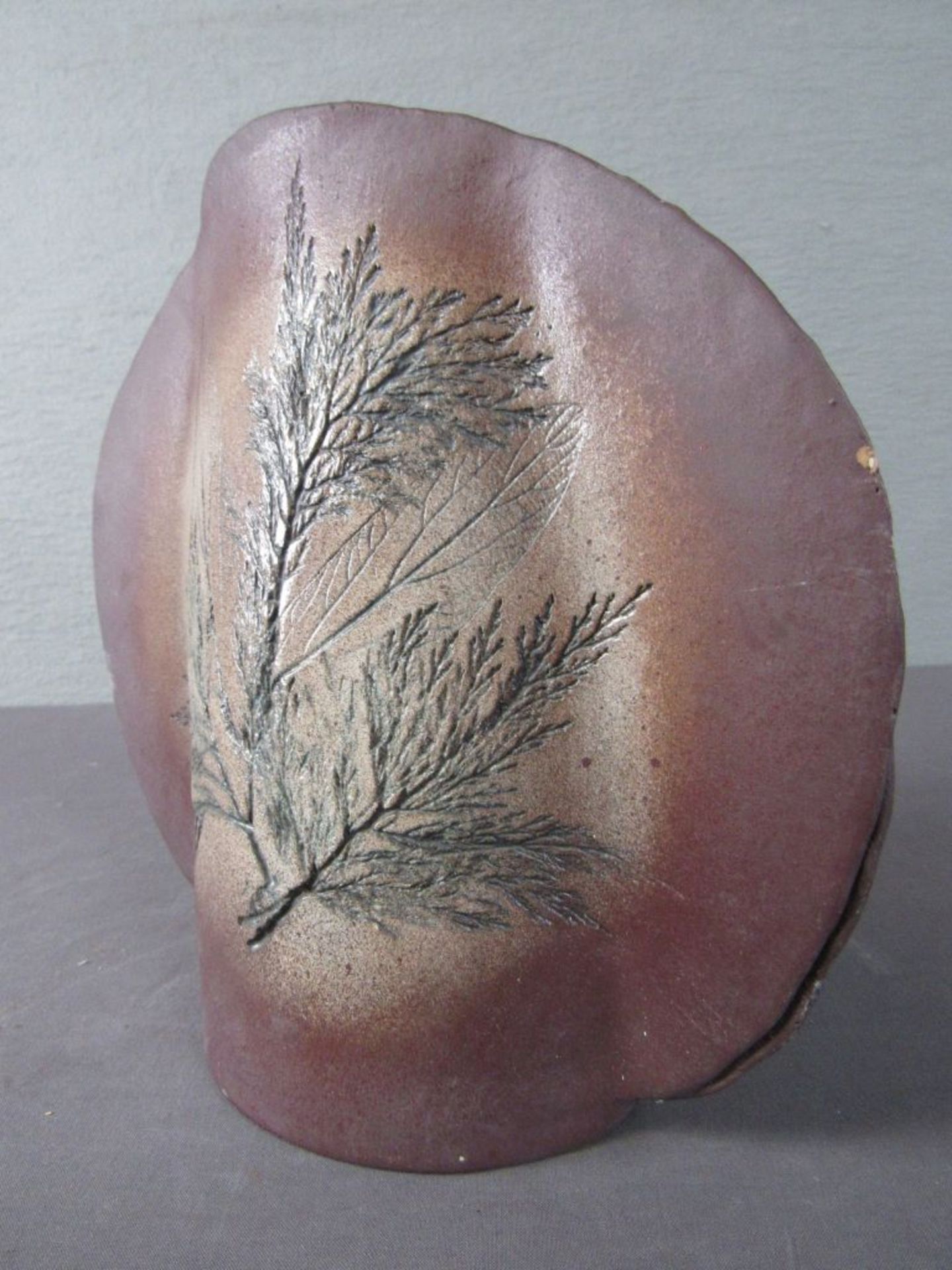 Vase Keramik signiert 27cm - Bild 6 aus 6