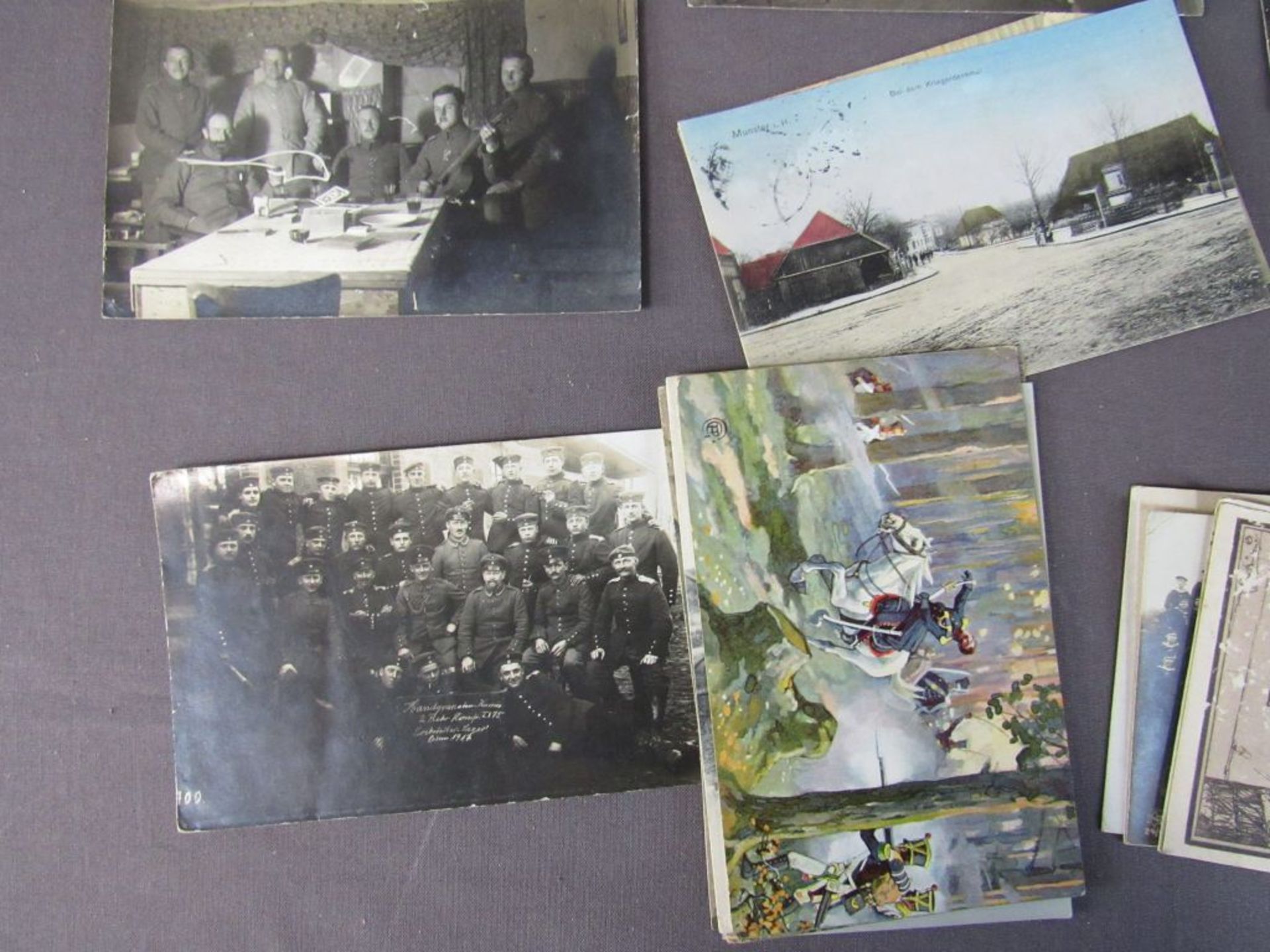 50 alte Postkarten mit militärischen - Image 5 of 10