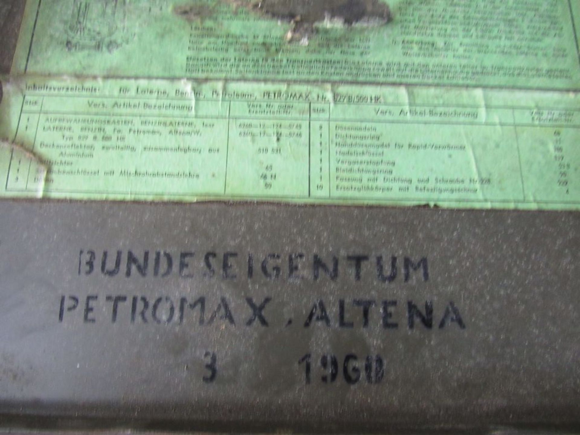 Lampe Laterne Bundeswehr Petromax - Image 4 of 6
