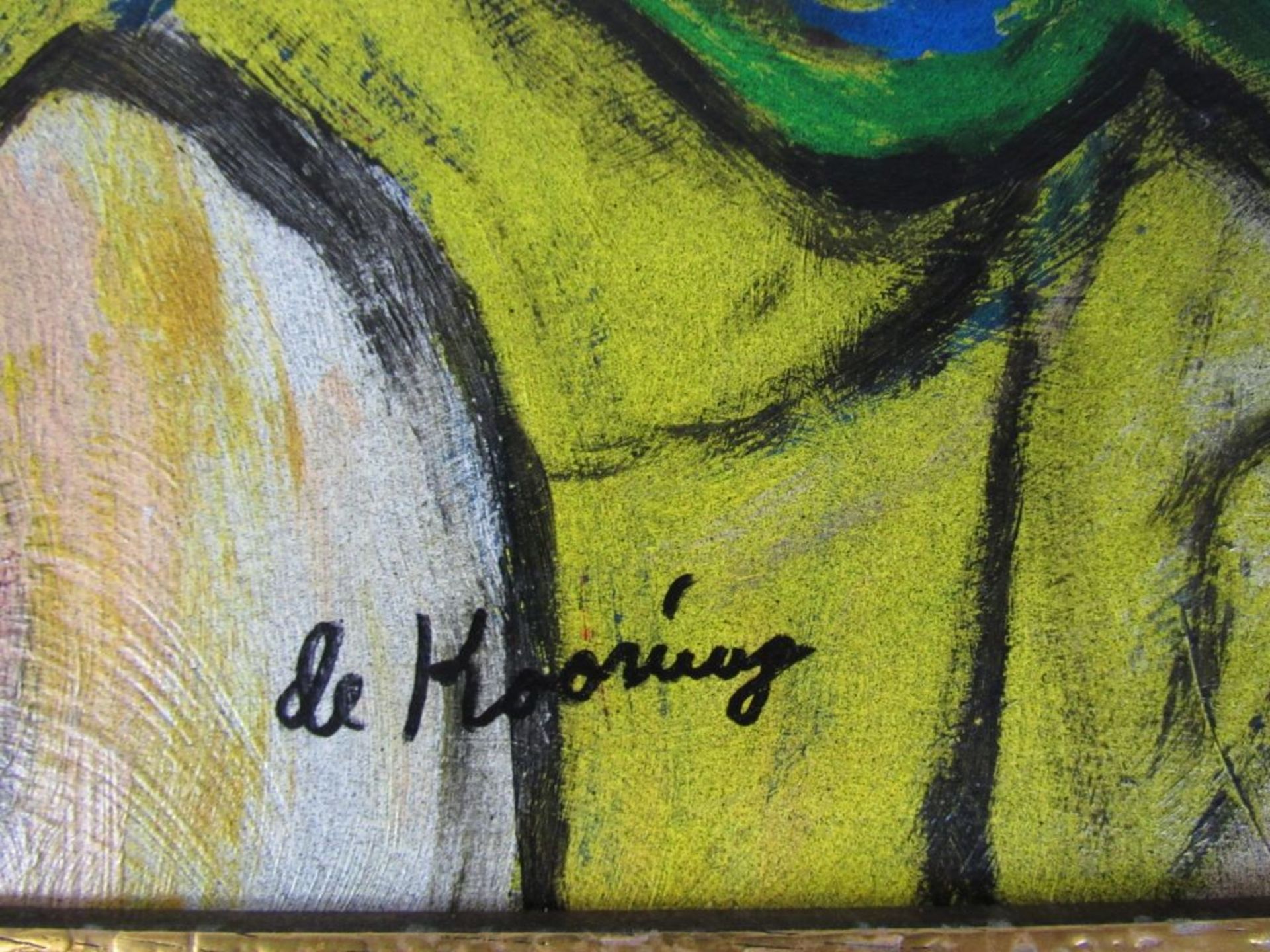Gemälde bezeichnet de Kooning - Image 3 of 8