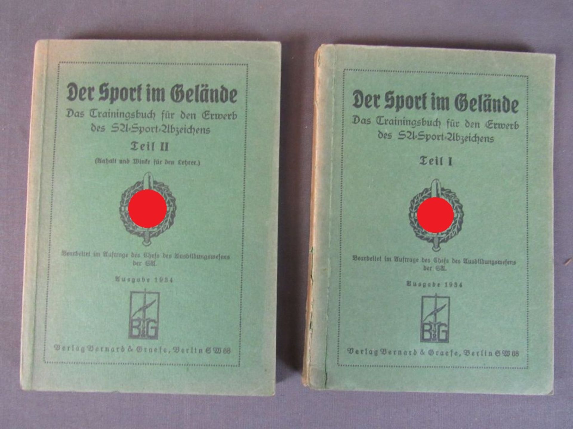 Zwei Bücher SA Trainingsbuch Teil