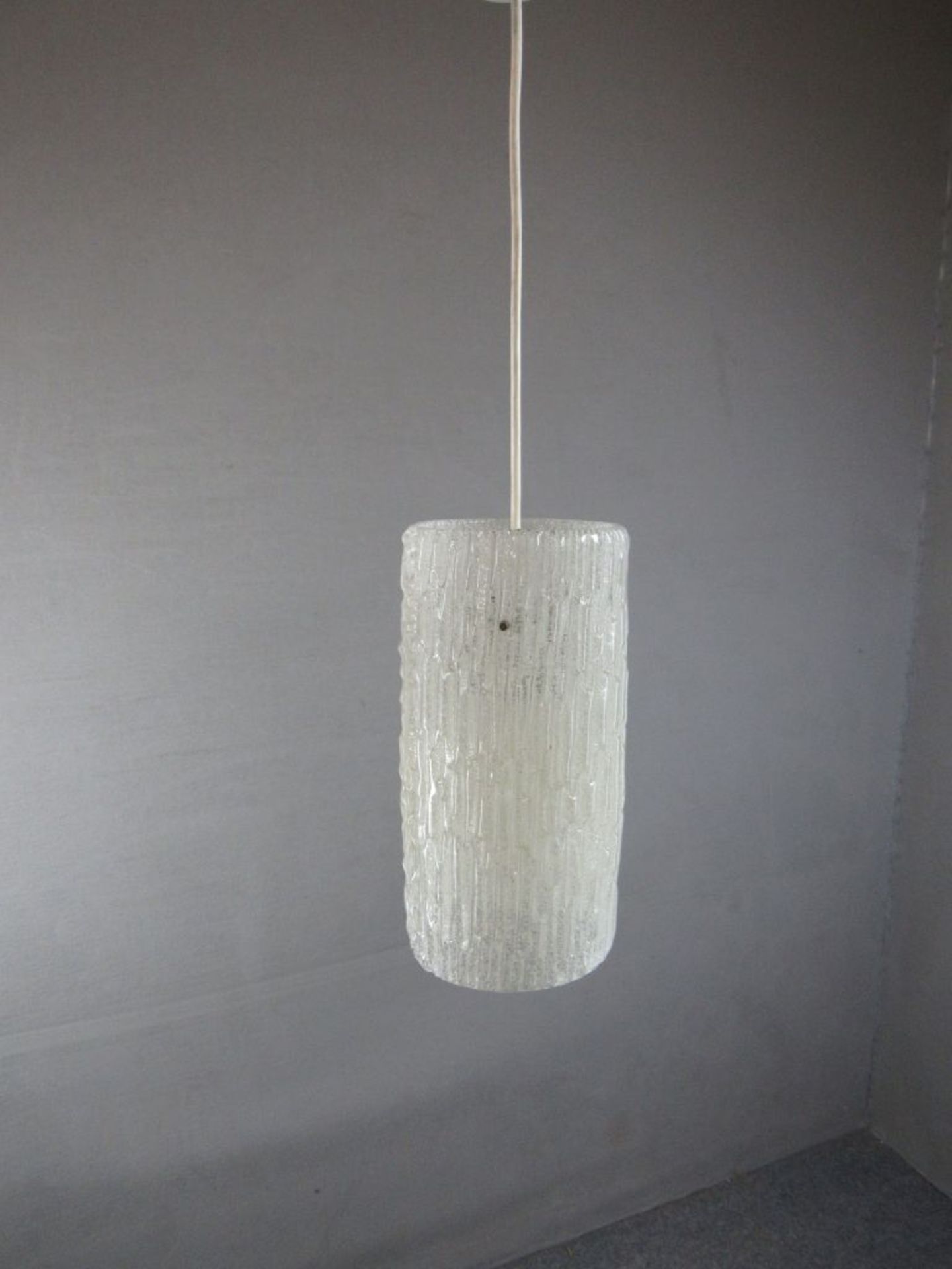 Schwere Eisglaslampe Korpus 30cm - Image 5 of 5