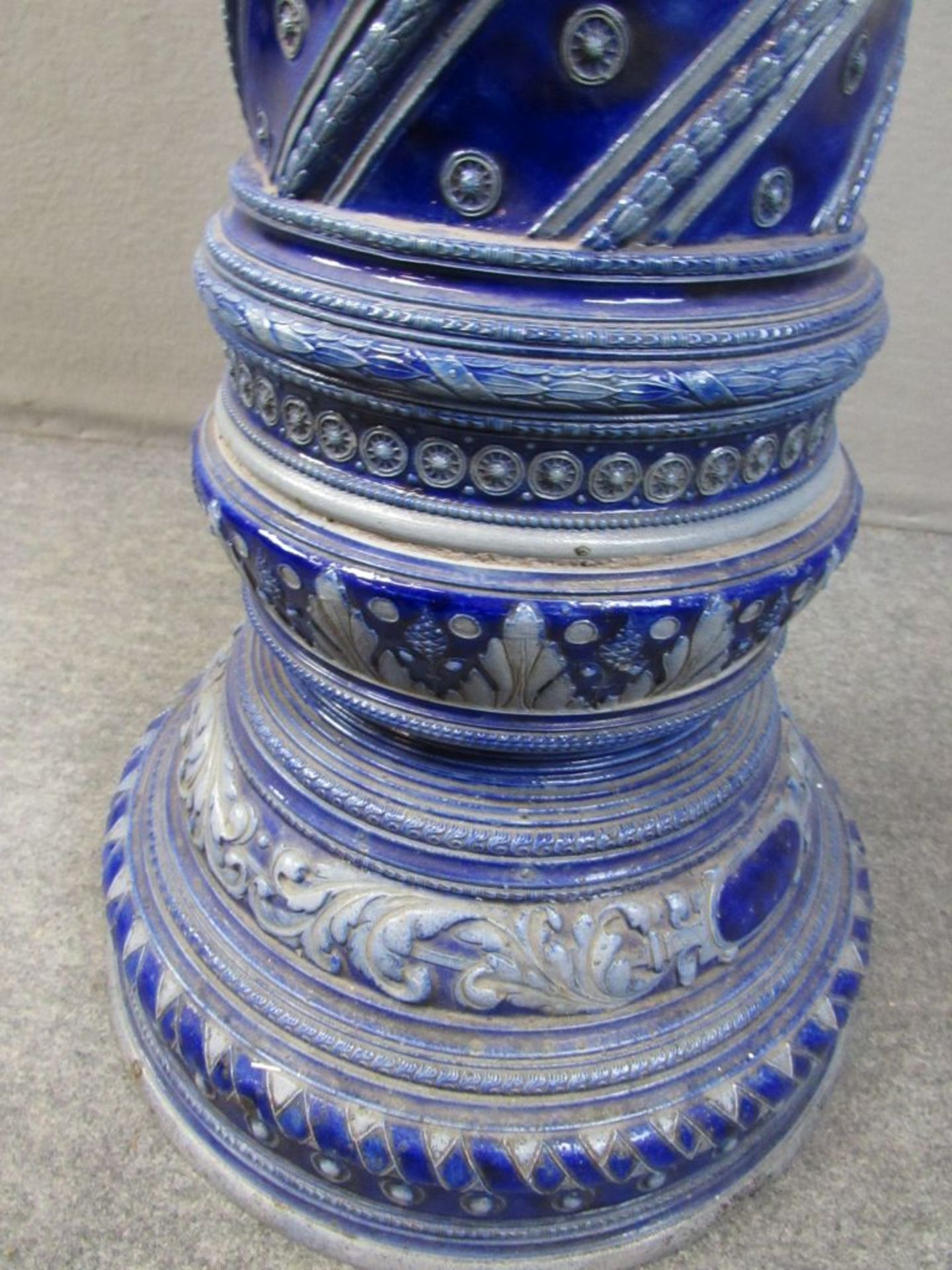 Keramiksäule Salzglasur mit passigem - Bild 4 aus 11