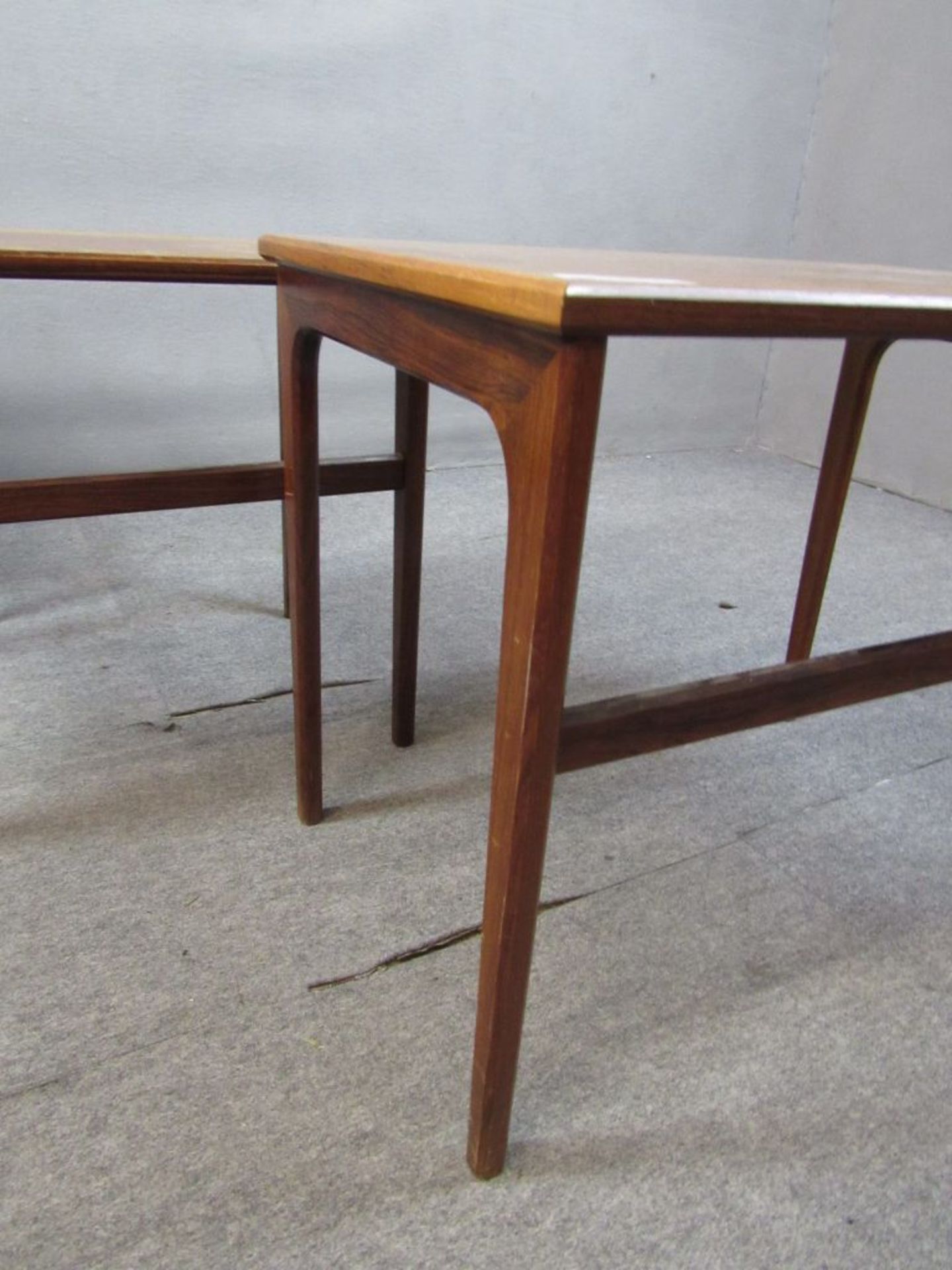 Danish Design drei Beistelltische Teak - Image 4 of 6