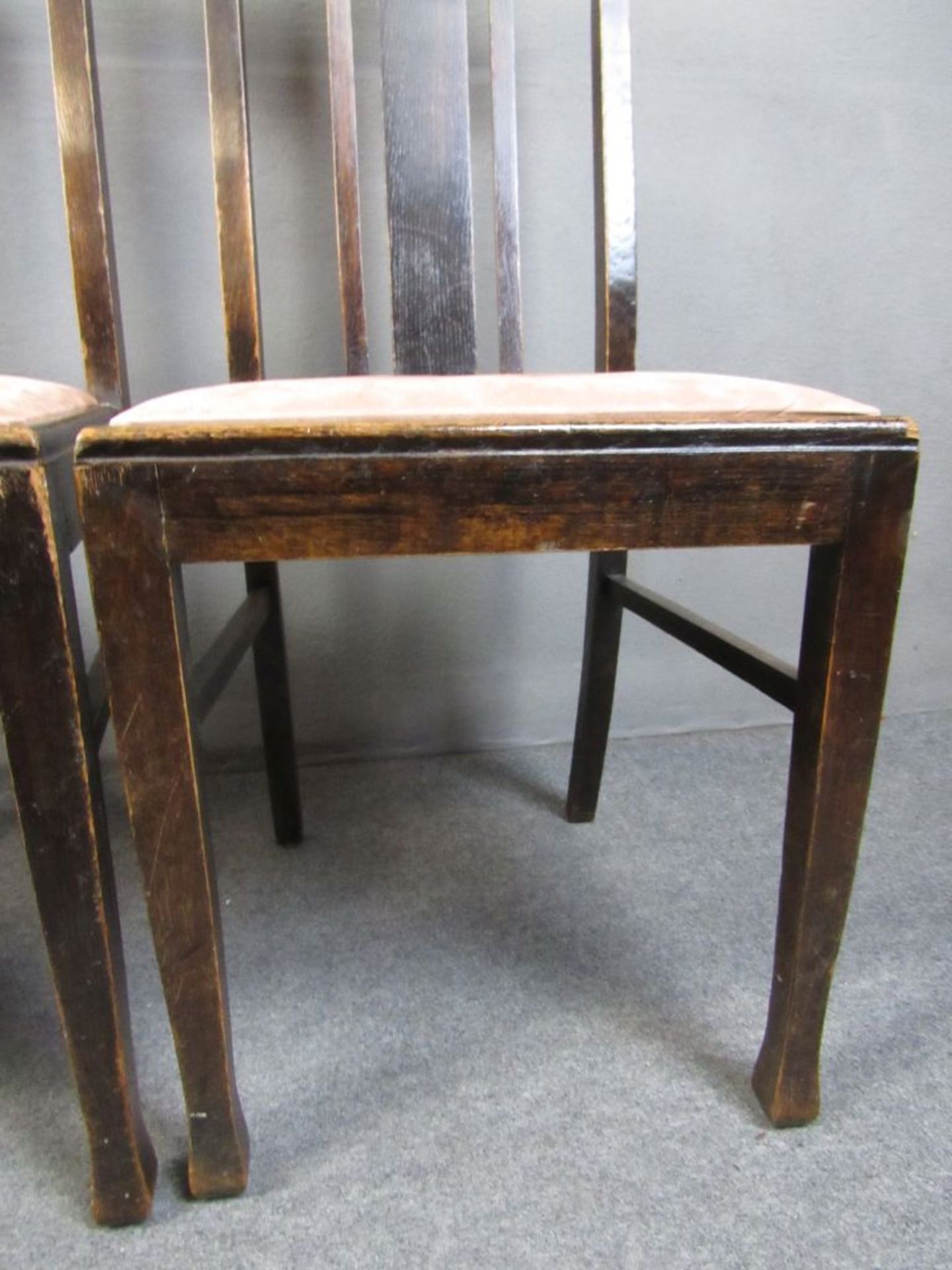 Drei antike Stühle um 1910 - Image 5 of 9