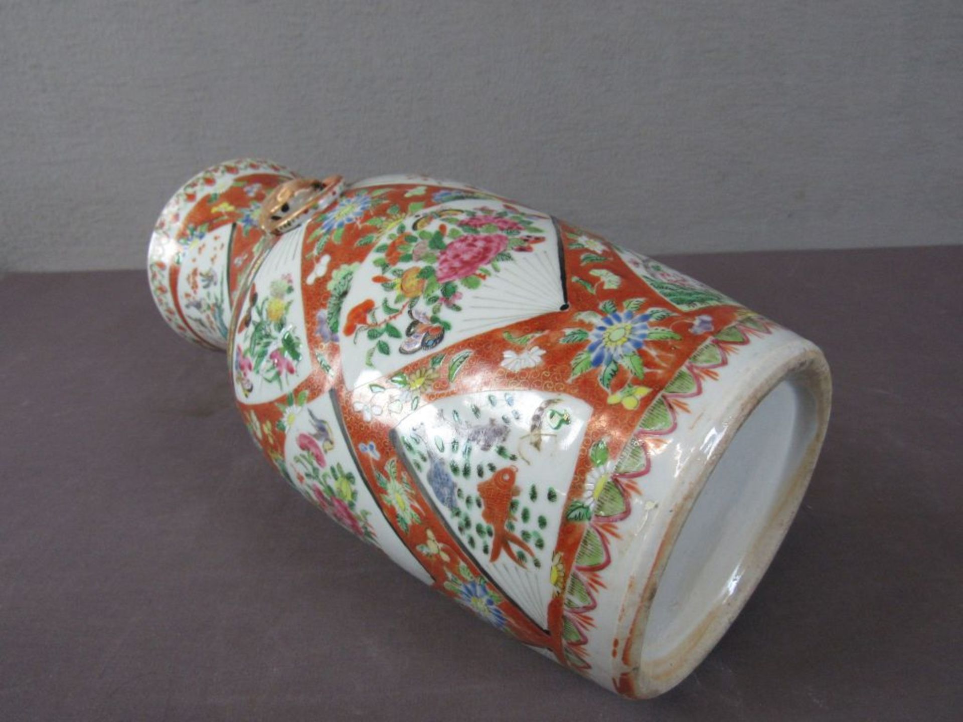 Antike asiatische Vase um 1900 36cm - Bild 7 aus 7
