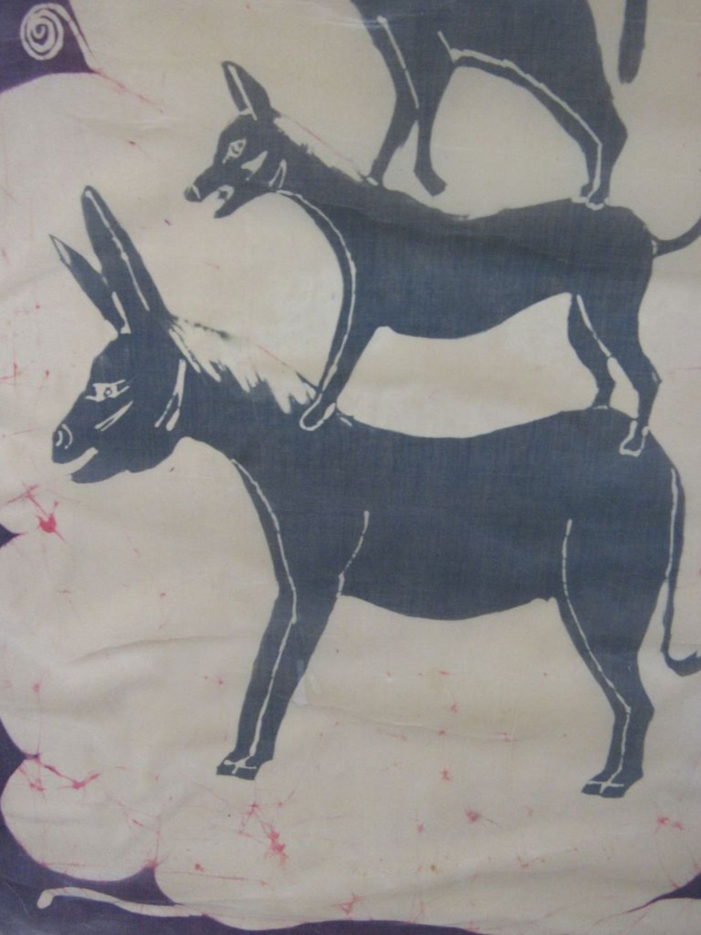 Gemälde Batik von Elke Wohles 1978 - Image 6 of 7