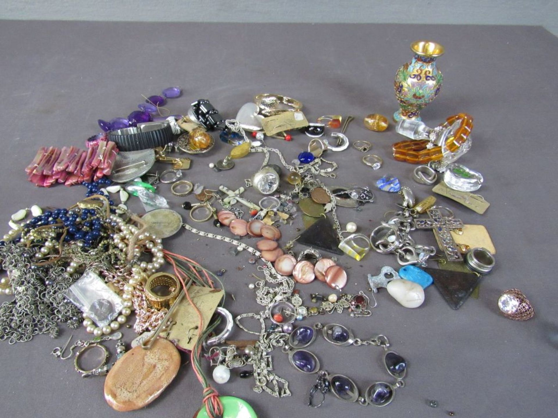 Konvolut Schmuck unsortiert und - Bild 9 aus 9