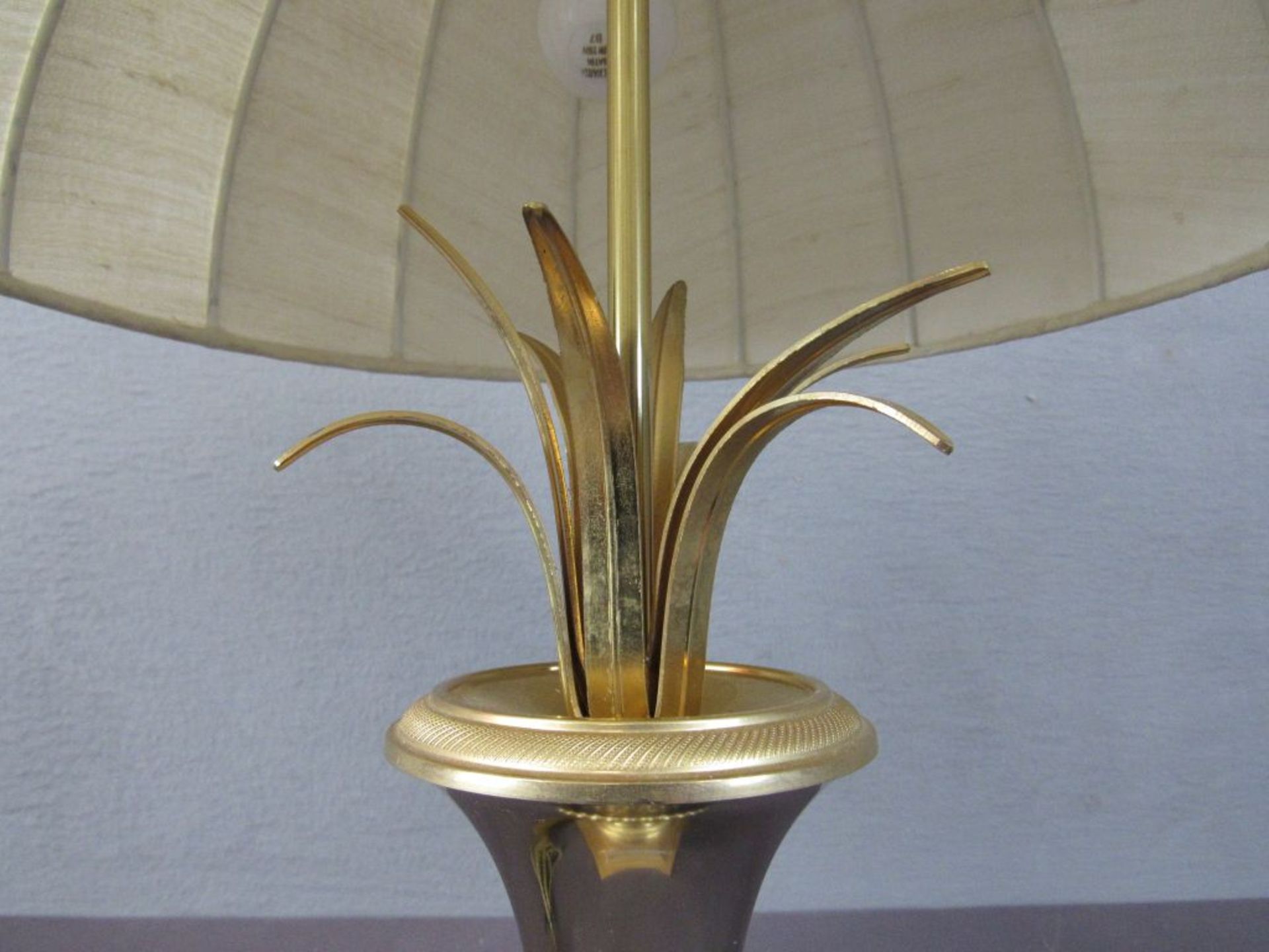 Italienische Tischlampe Palmenlampe - Image 5 of 6