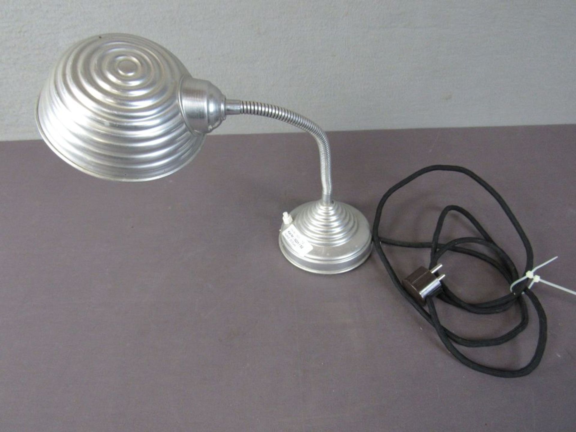 Tischlampe Art Deco Aluminium mit - Image 3 of 5