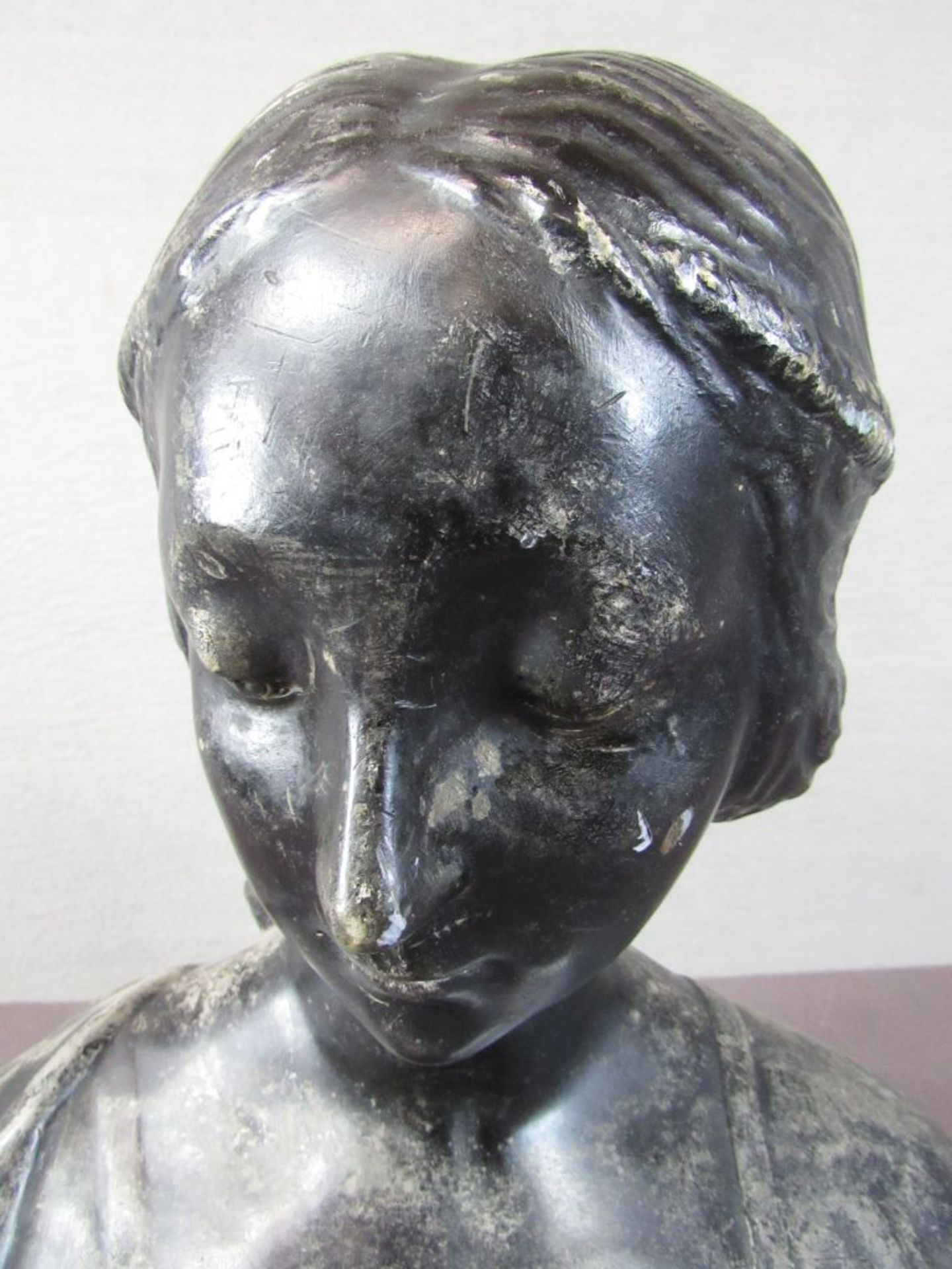 Büste Jugendstil Frau um 1900 ca.42cm - Bild 2 aus 9