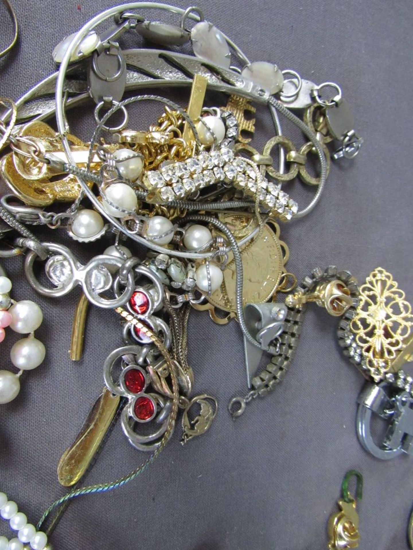 Konvolut Schmuck unsortiert und - Bild 6 aus 10