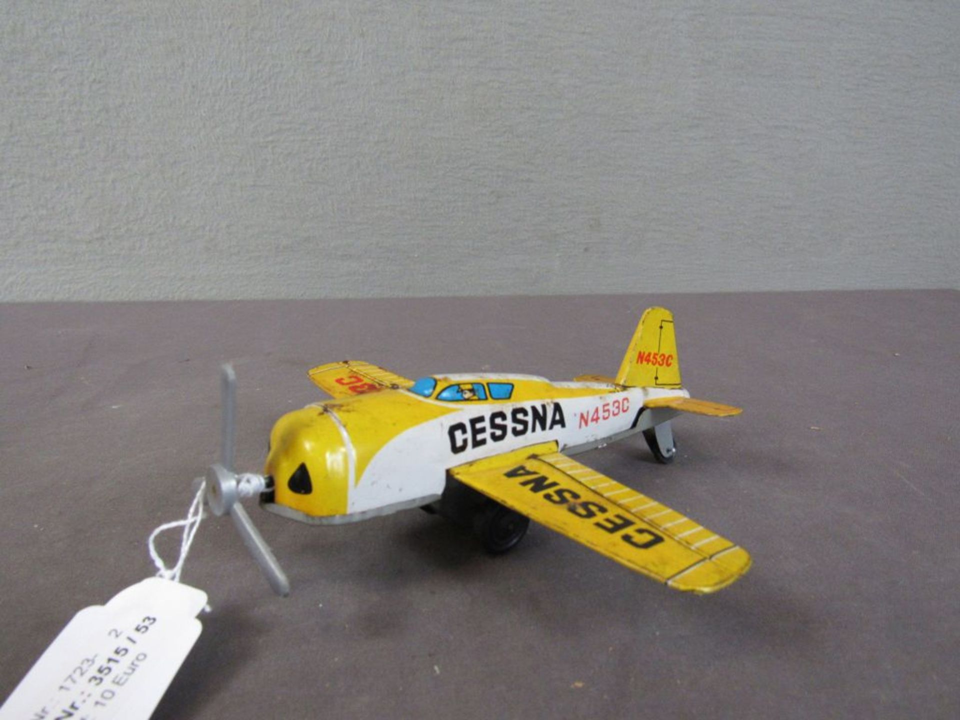 Blechspielzeug Cessna Flugzeug