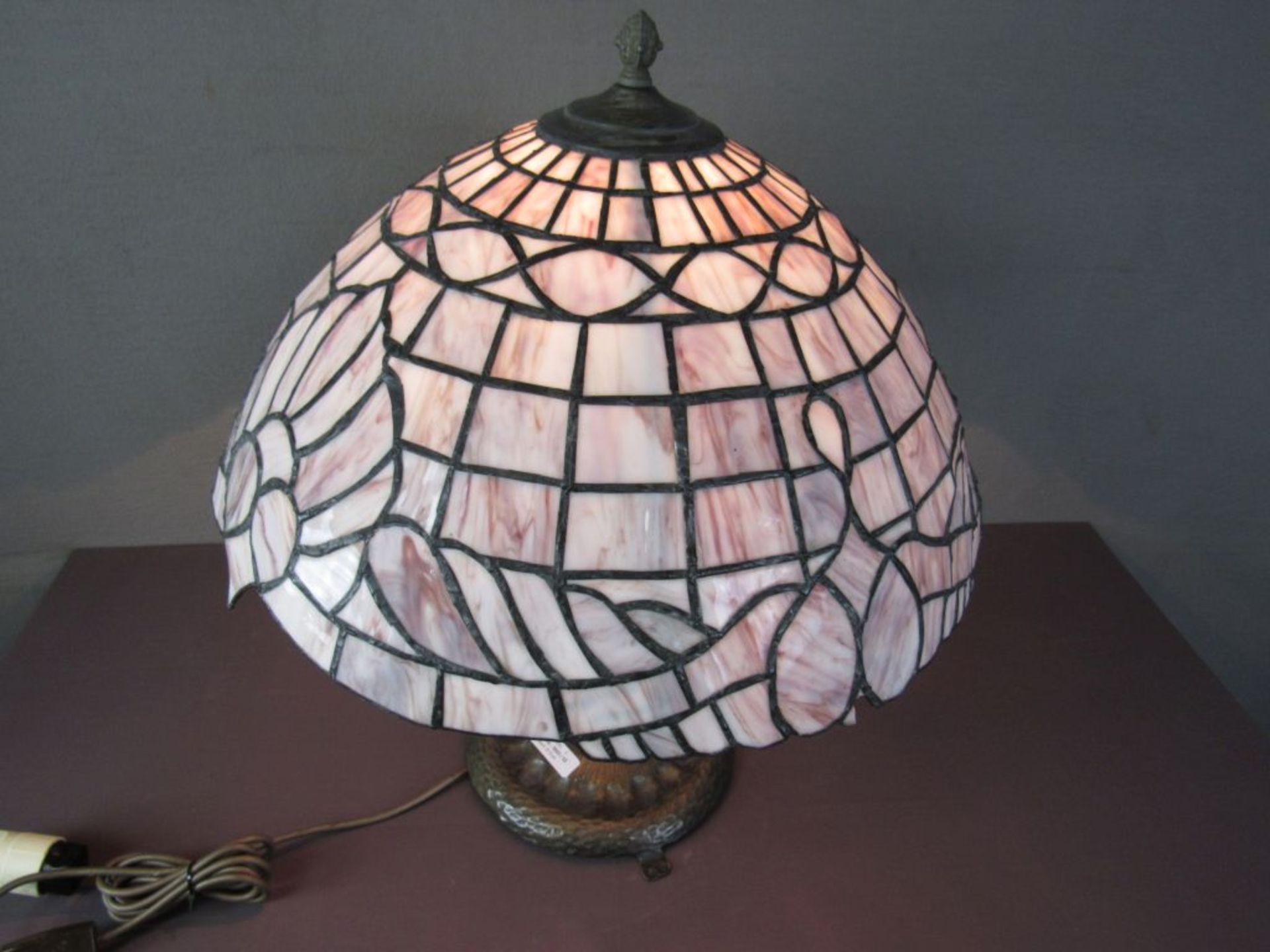 Tischlampe in Art Deco Fuß in Kupfer - Image 2 of 5