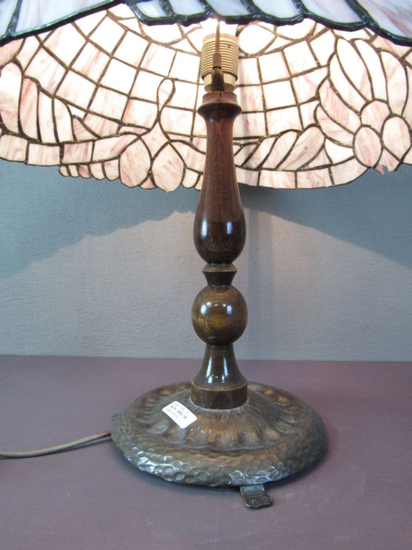 Tischlampe in Art Deco Fuß in Kupfer - Image 4 of 5