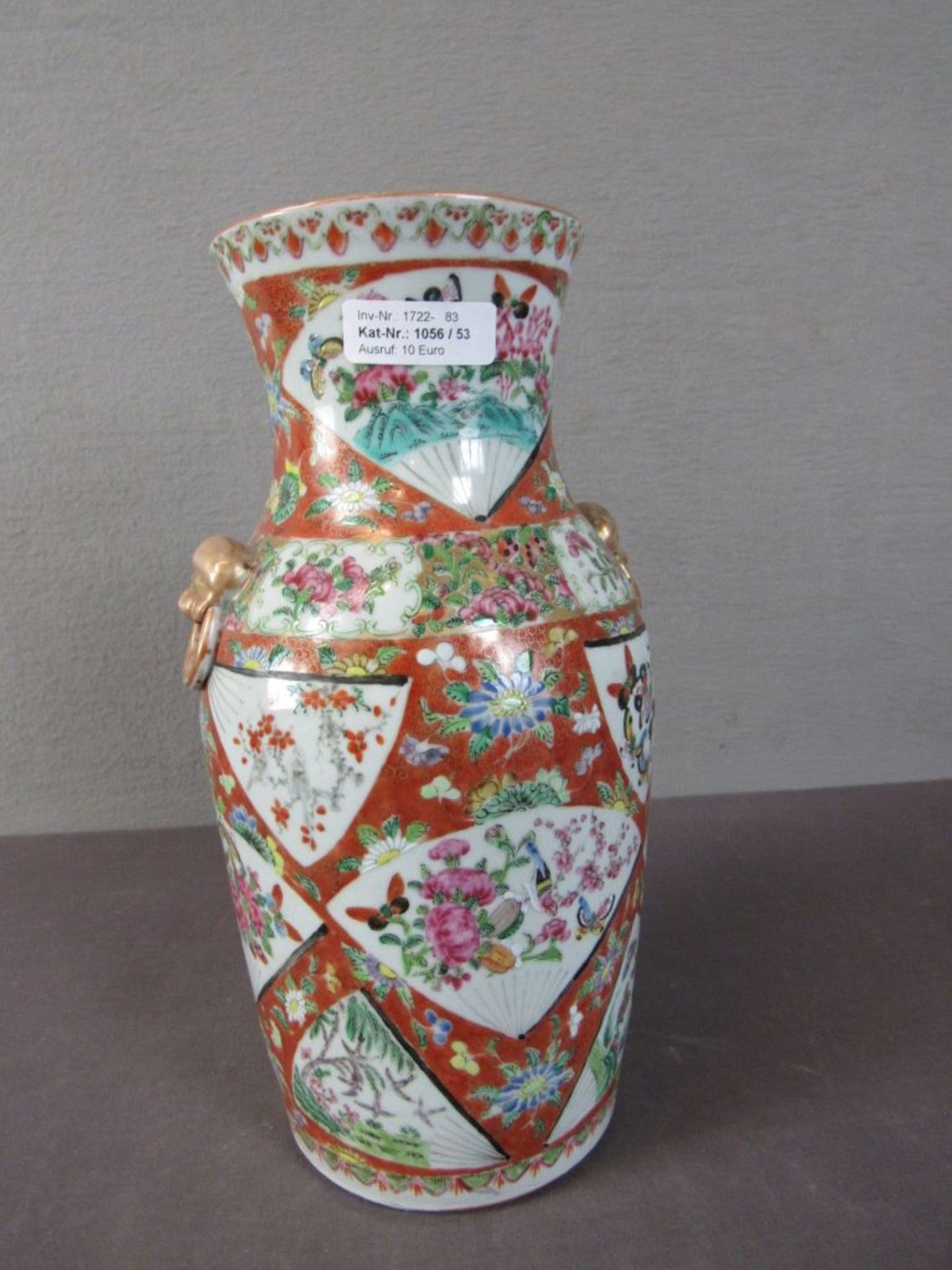 Antike asiatische Vase um 1900 36cm