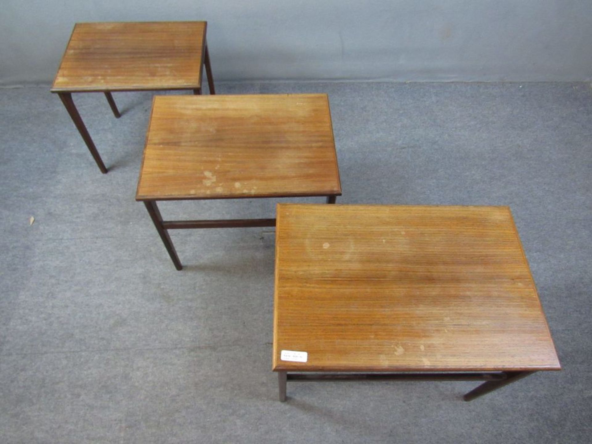 Danish Design drei Beistelltische Teak - Image 2 of 6