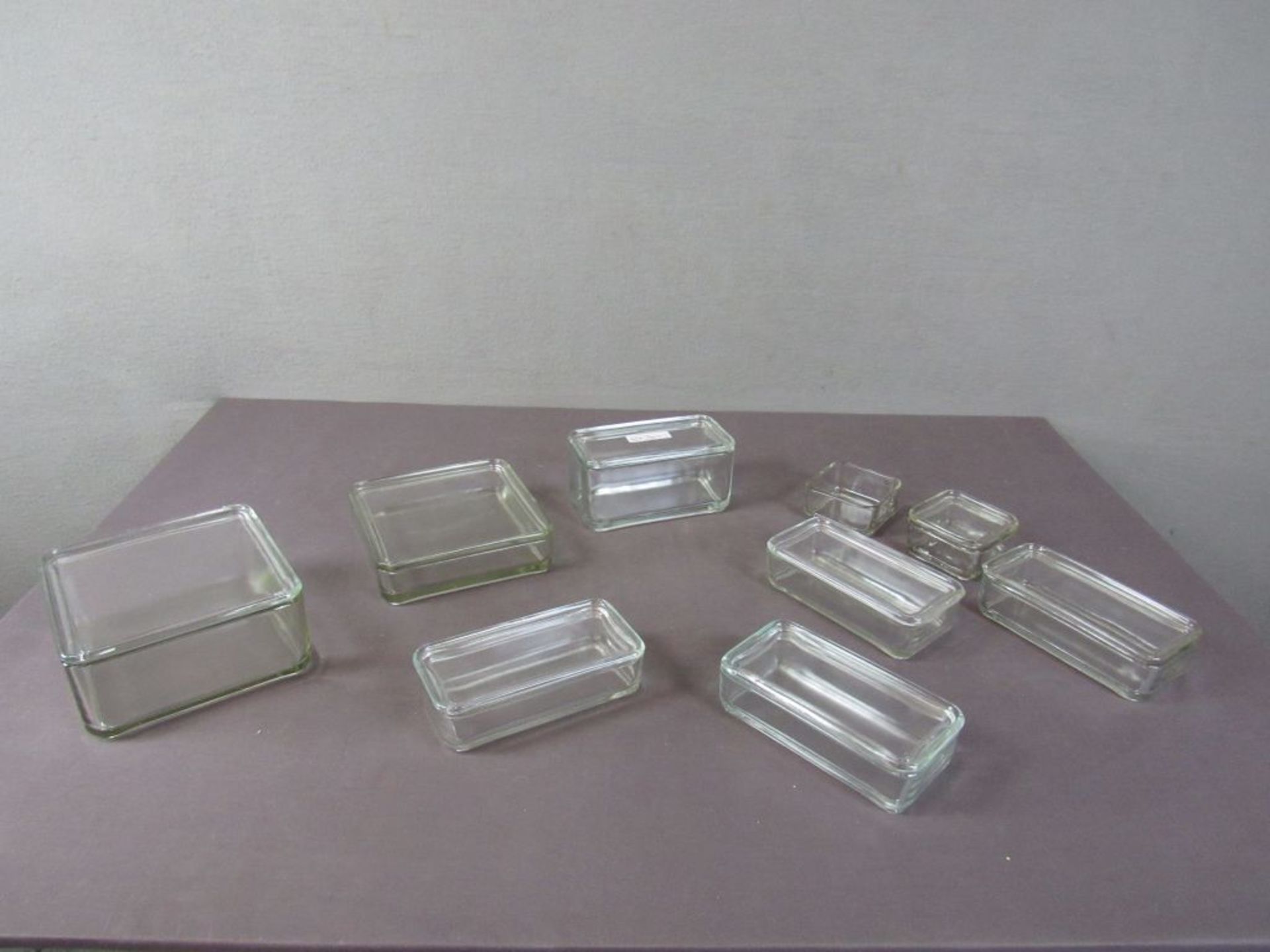 Glas Kubus Vorratsgefäße Bauhaus