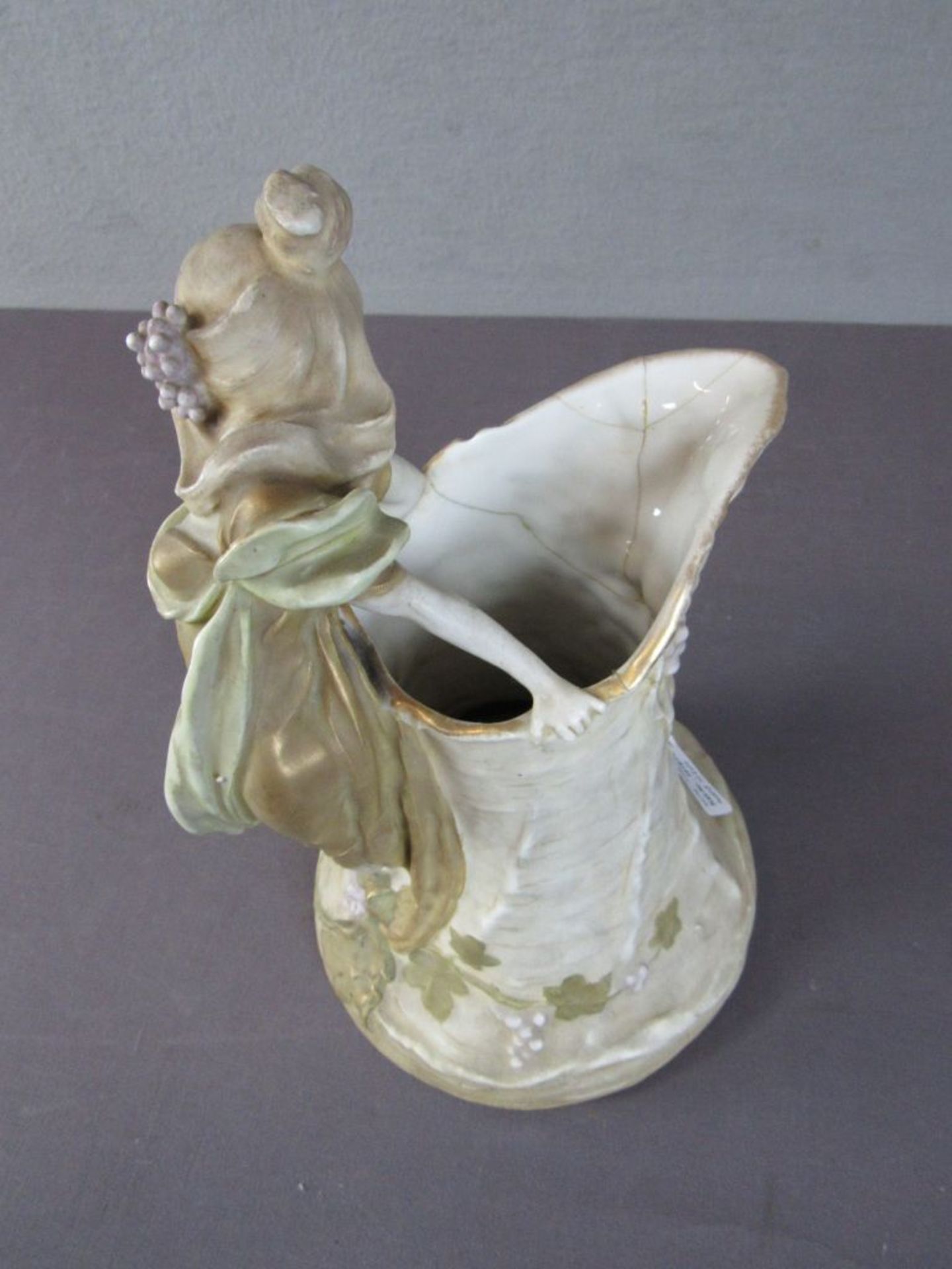 Antiker Vasenkrug Jugendstil um 1900 - Bild 3 aus 8