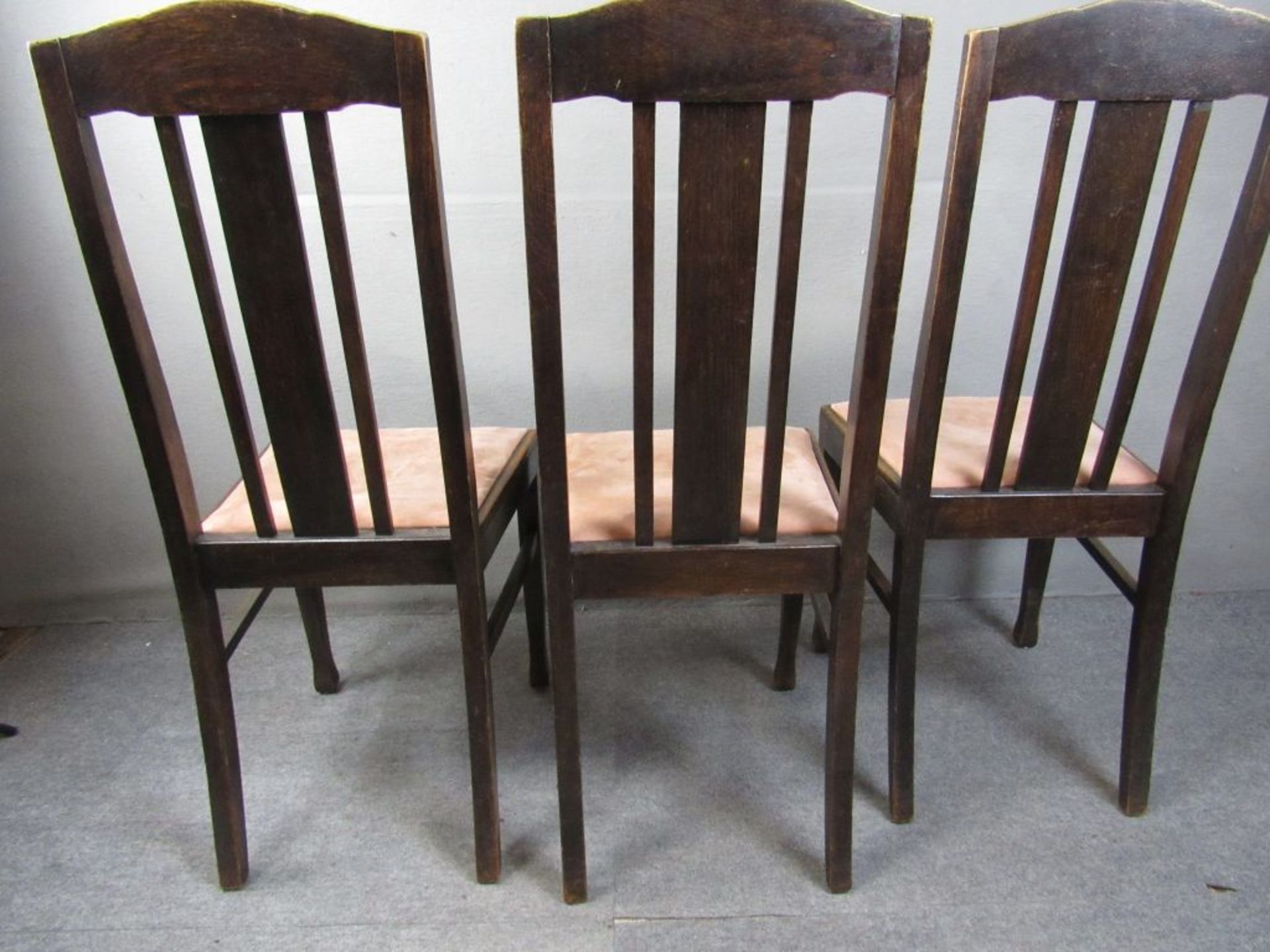 Drei antike Stühle um 1910 - Image 8 of 9