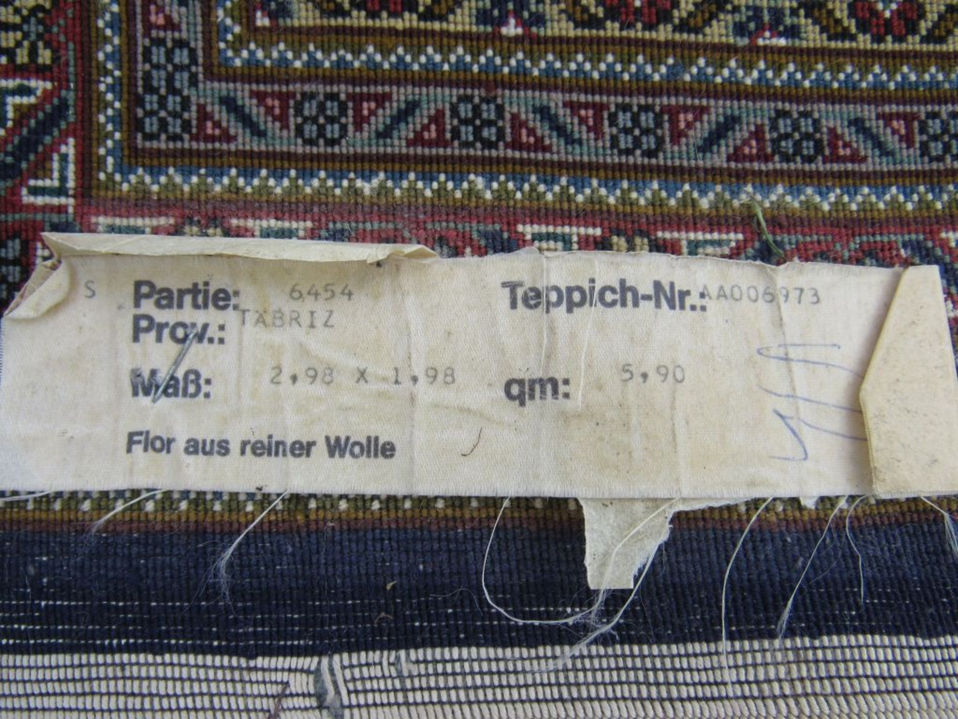 Schöner Orientteppich Tabris 298x198cm - Bild 9 aus 11