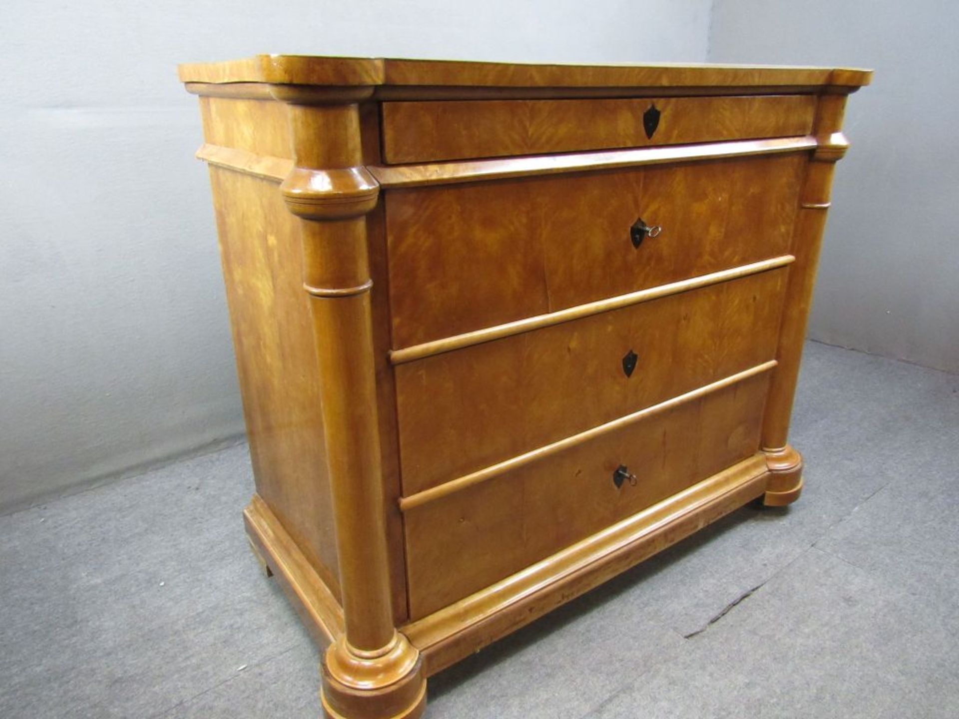 Kommode Biedermeier vier Schübe - Image 5 of 8