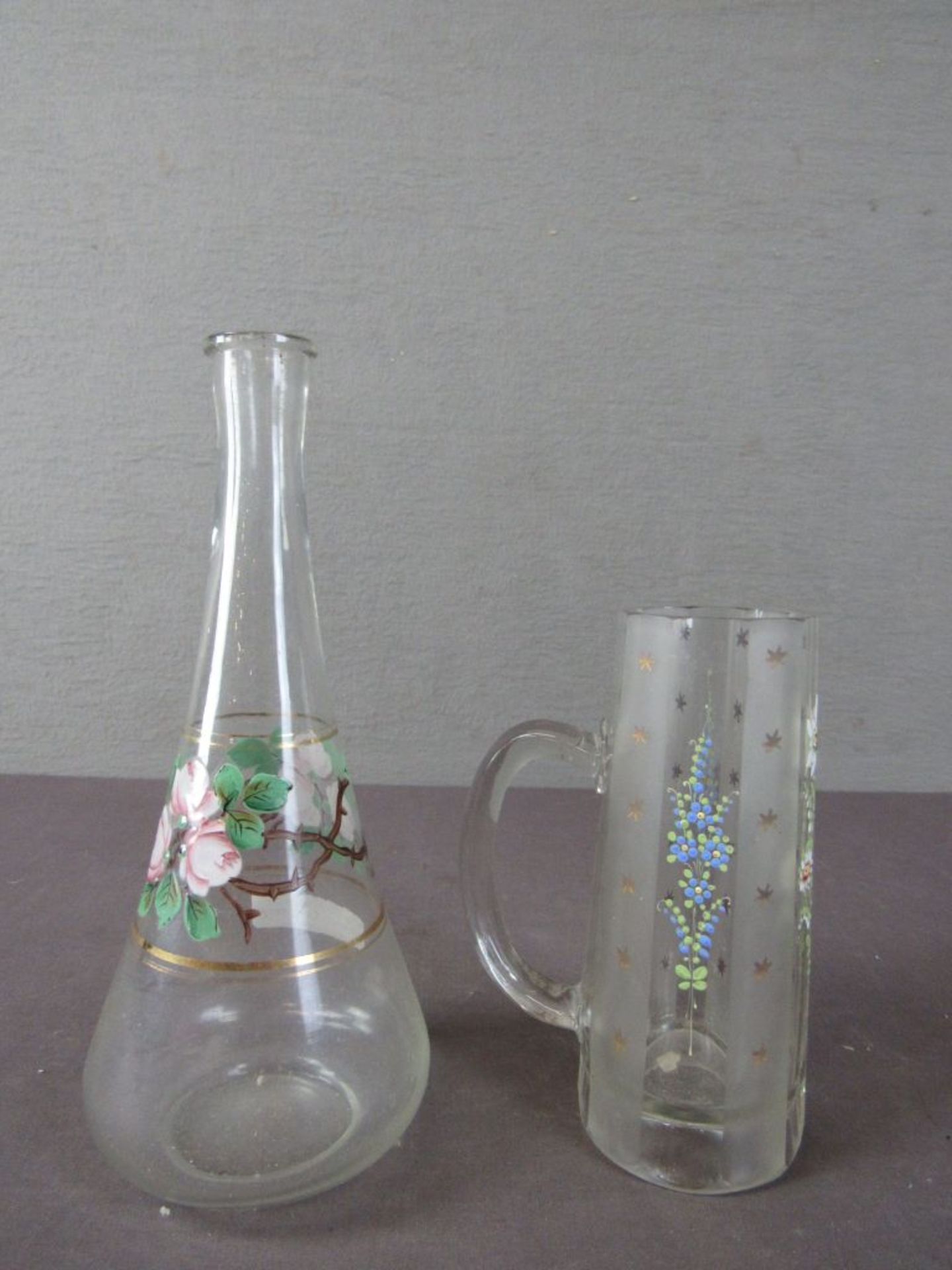 Zwei Teile antikes Glas mit - Image 4 of 5