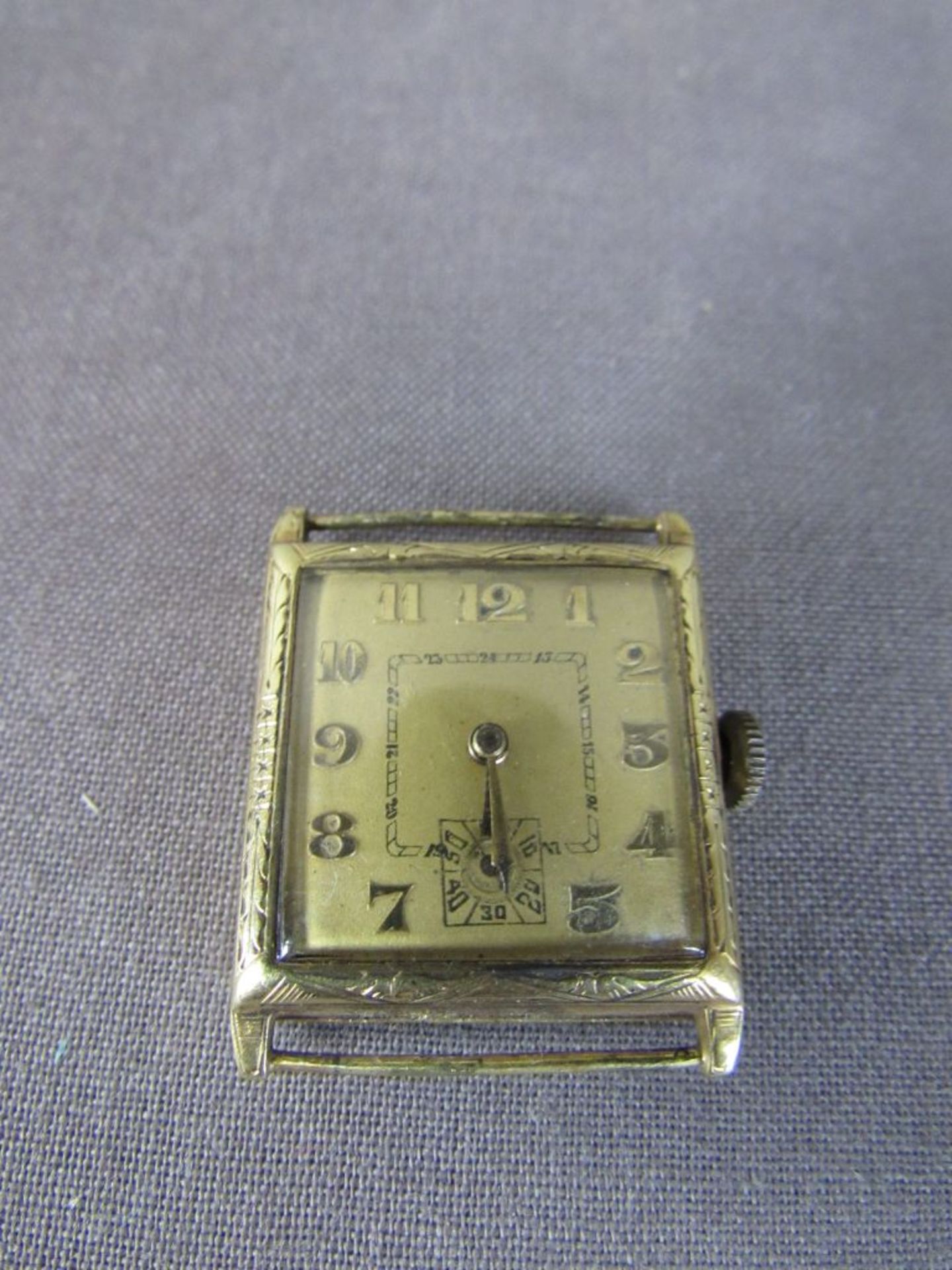 Armbanduhr Art Deco 585er Gold Werk