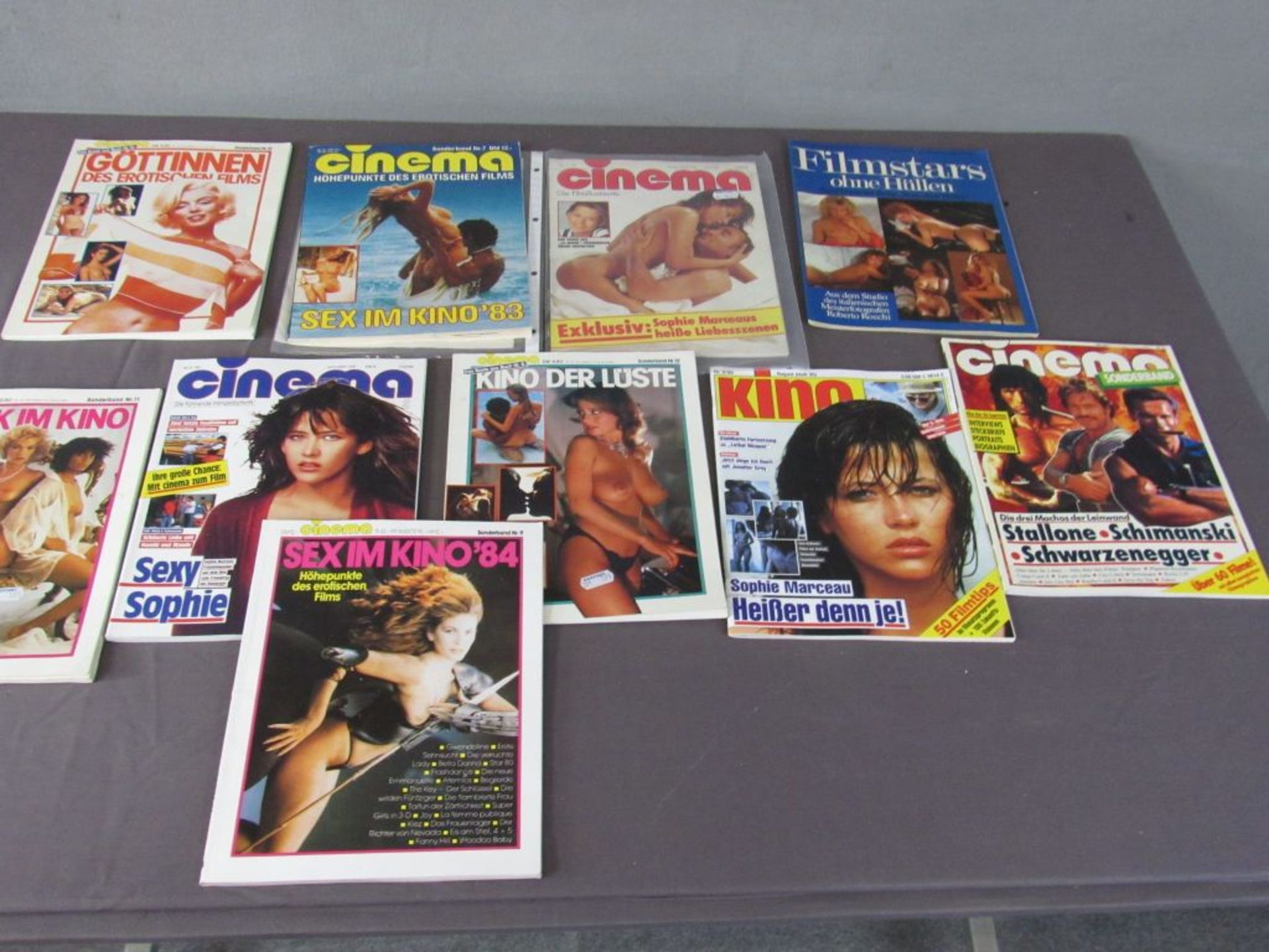 Konvolut erotische Zeitschriften unter