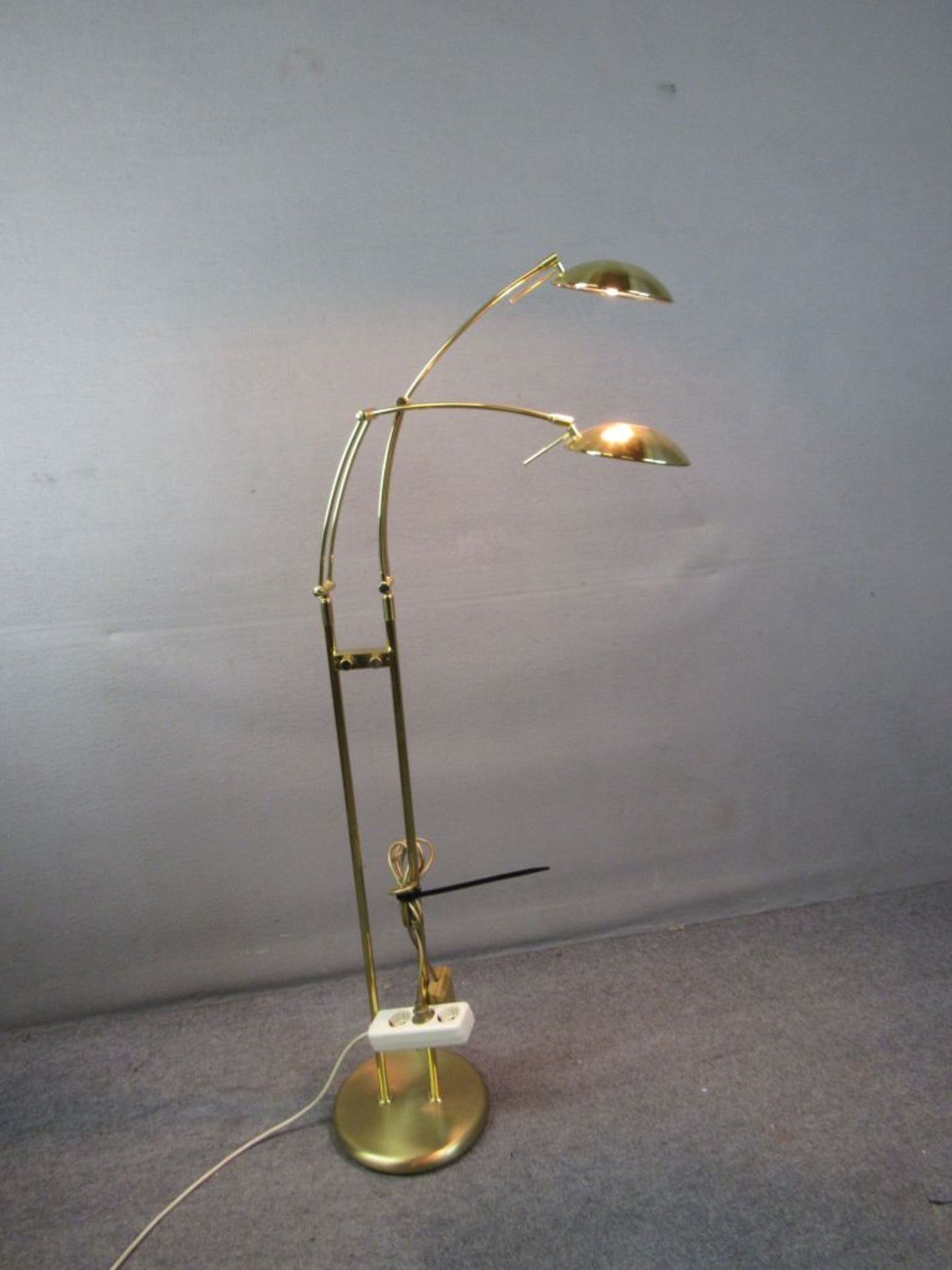 Stehlampe Messing 184cm - Bild 7 aus 7