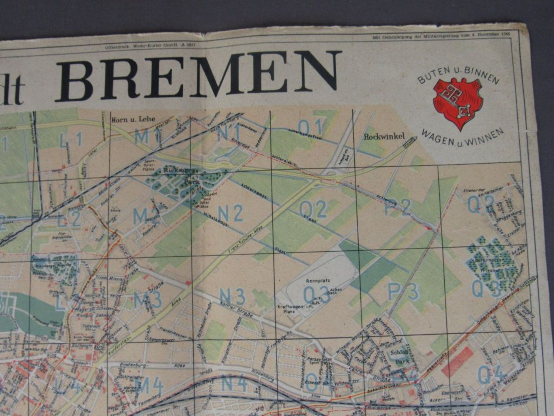 Schöne Stadtkarte Bremen - Bild 5 aus 6