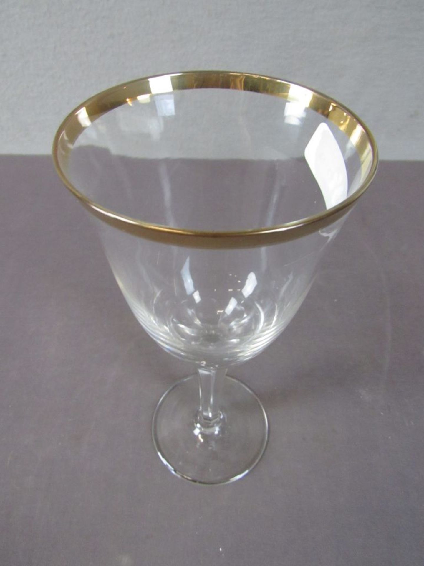 Schönes Pokalglas um 1900 25cm - Bild 2 aus 4