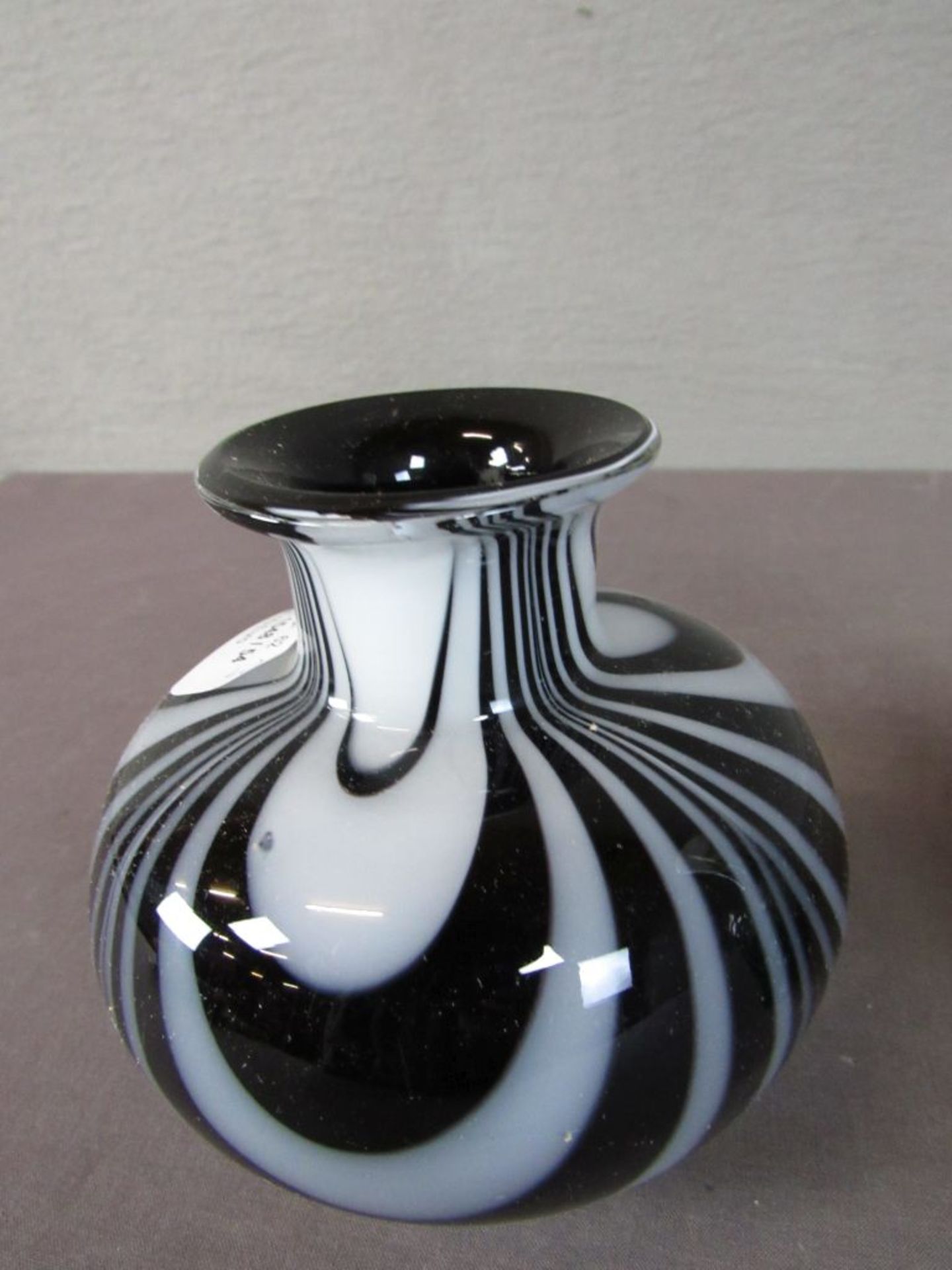 Konvolut drei Vasen Glas und Keramik - Image 5 of 6
