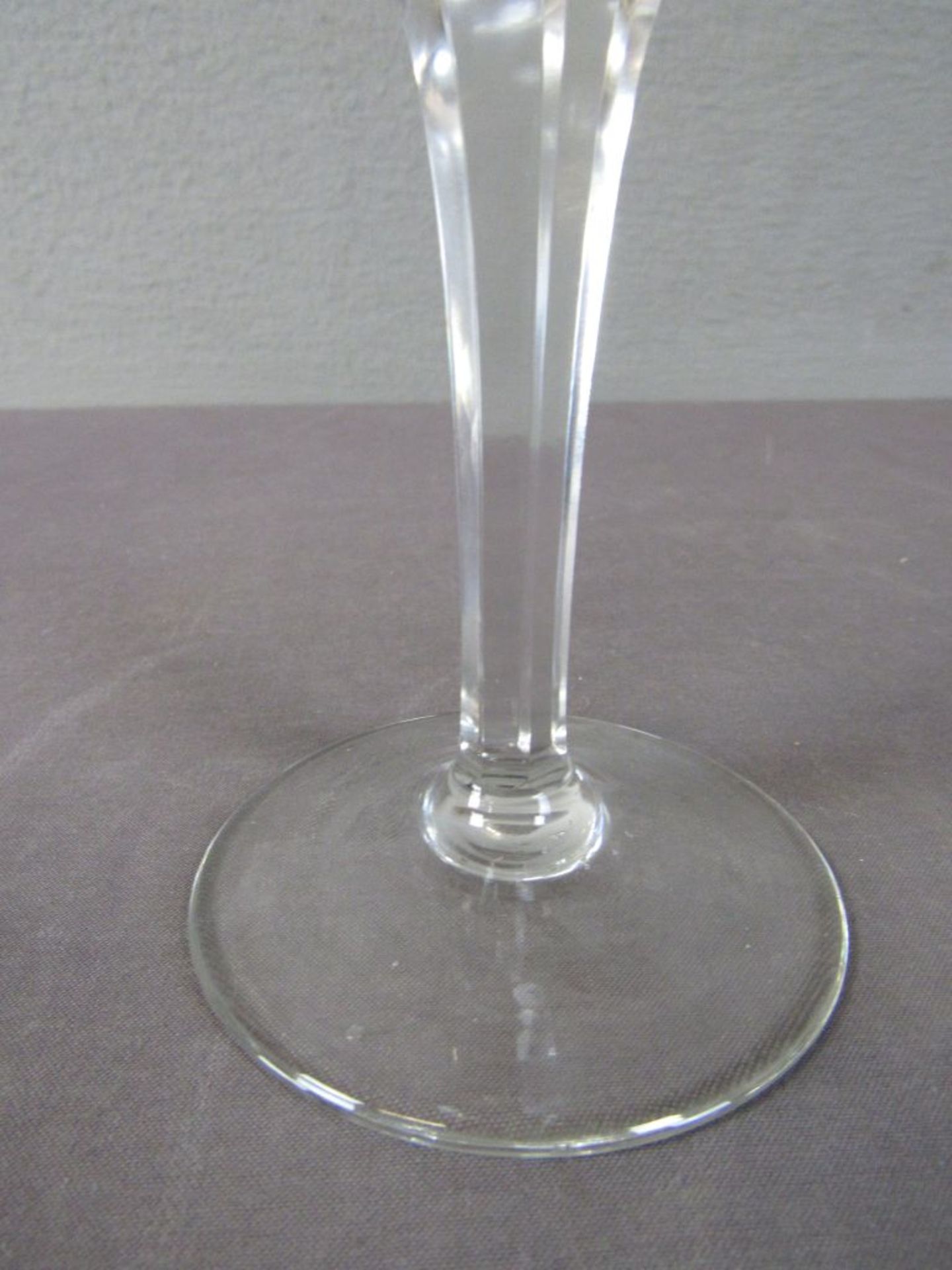 Schönes Pokalglas um 1900 25cm - Bild 4 aus 4