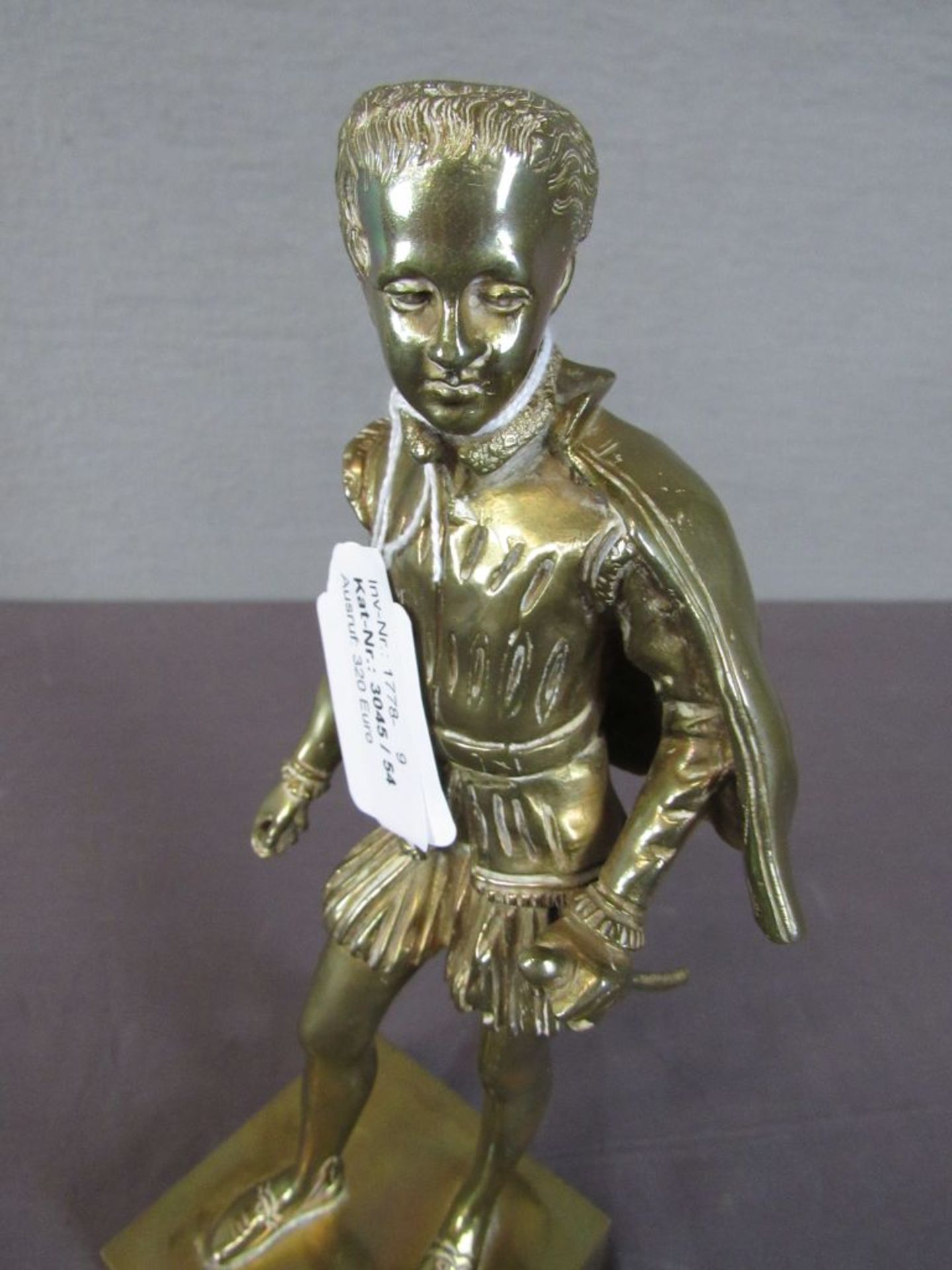 Statuette Bronzeguß Henry der 4. 25cm - Image 2 of 6