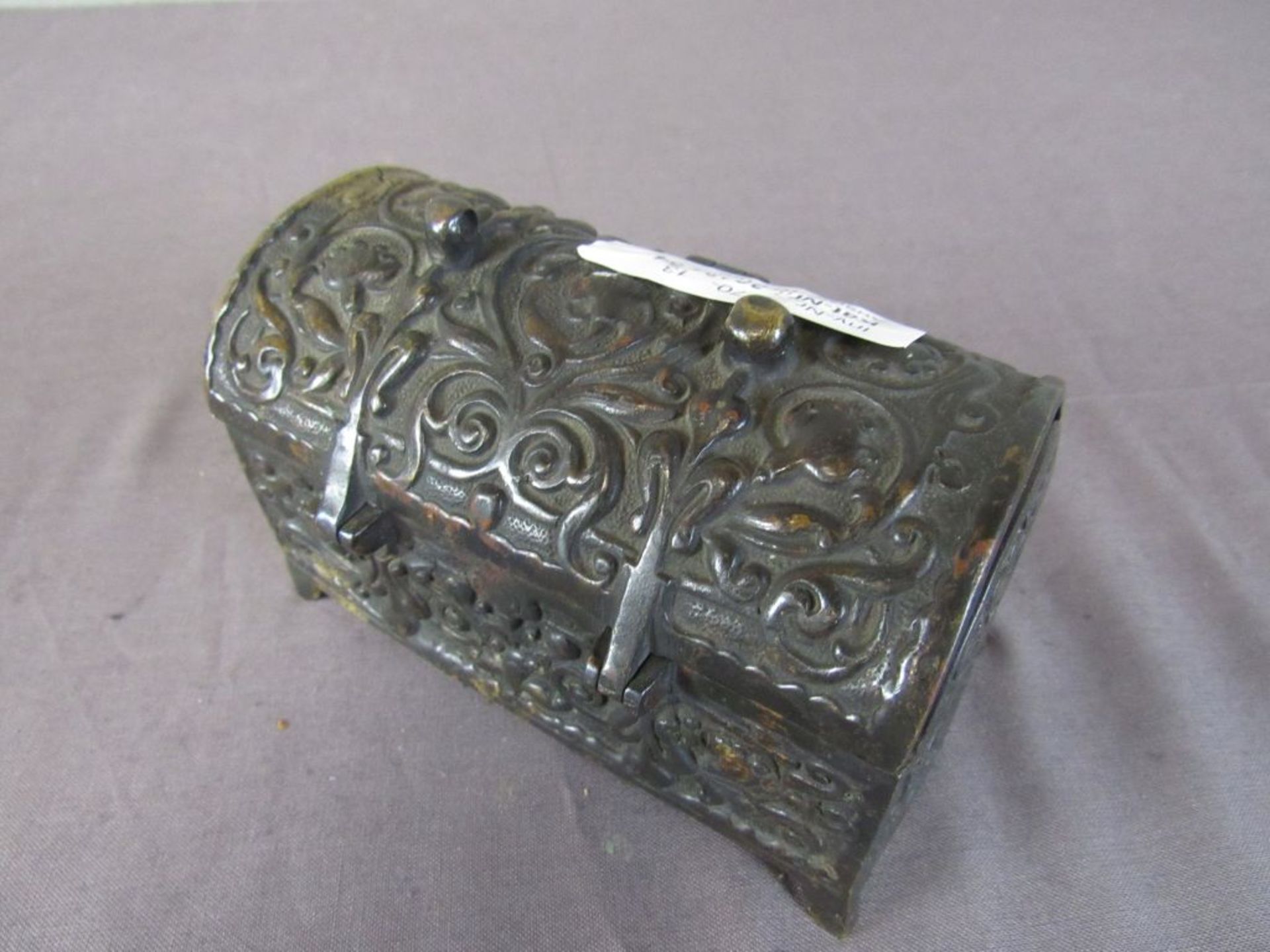 Schöne asiatische Bronzeschatulle in - Image 5 of 5