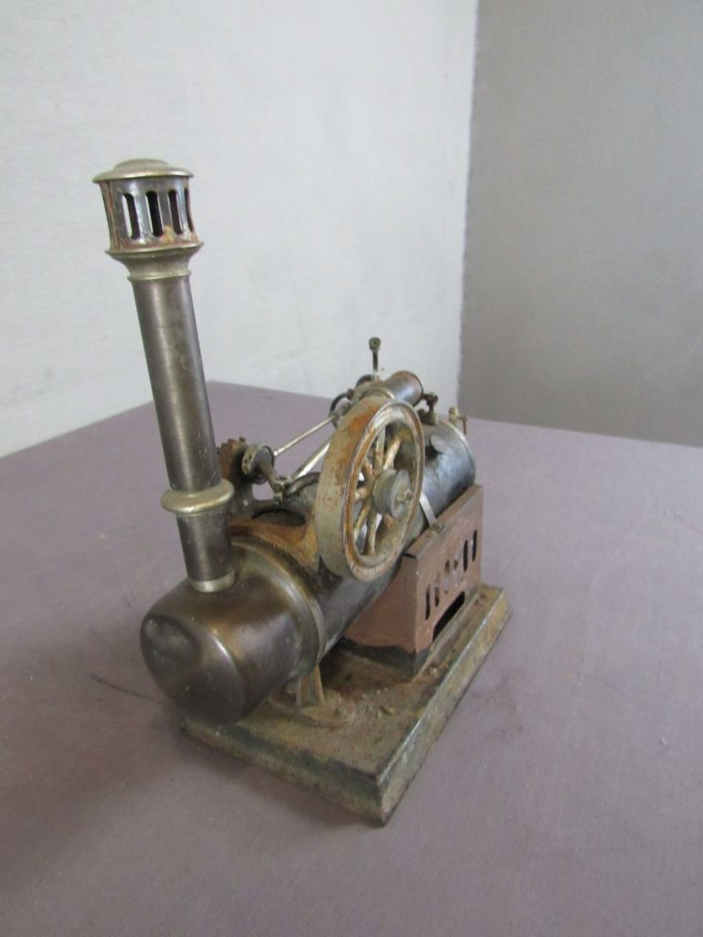 Antike Dampfmaschine Dampfmodell - Bild 6 aus 6