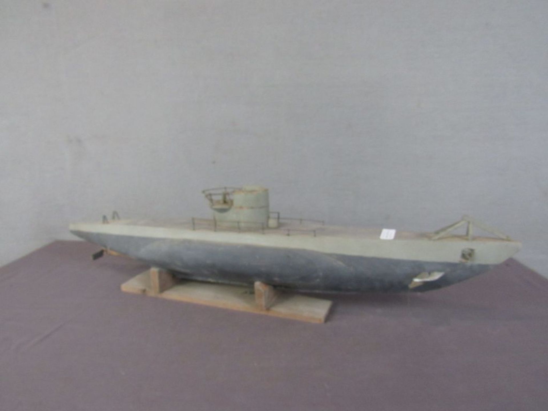 Schiffsmodell U-Boot vor Krieg