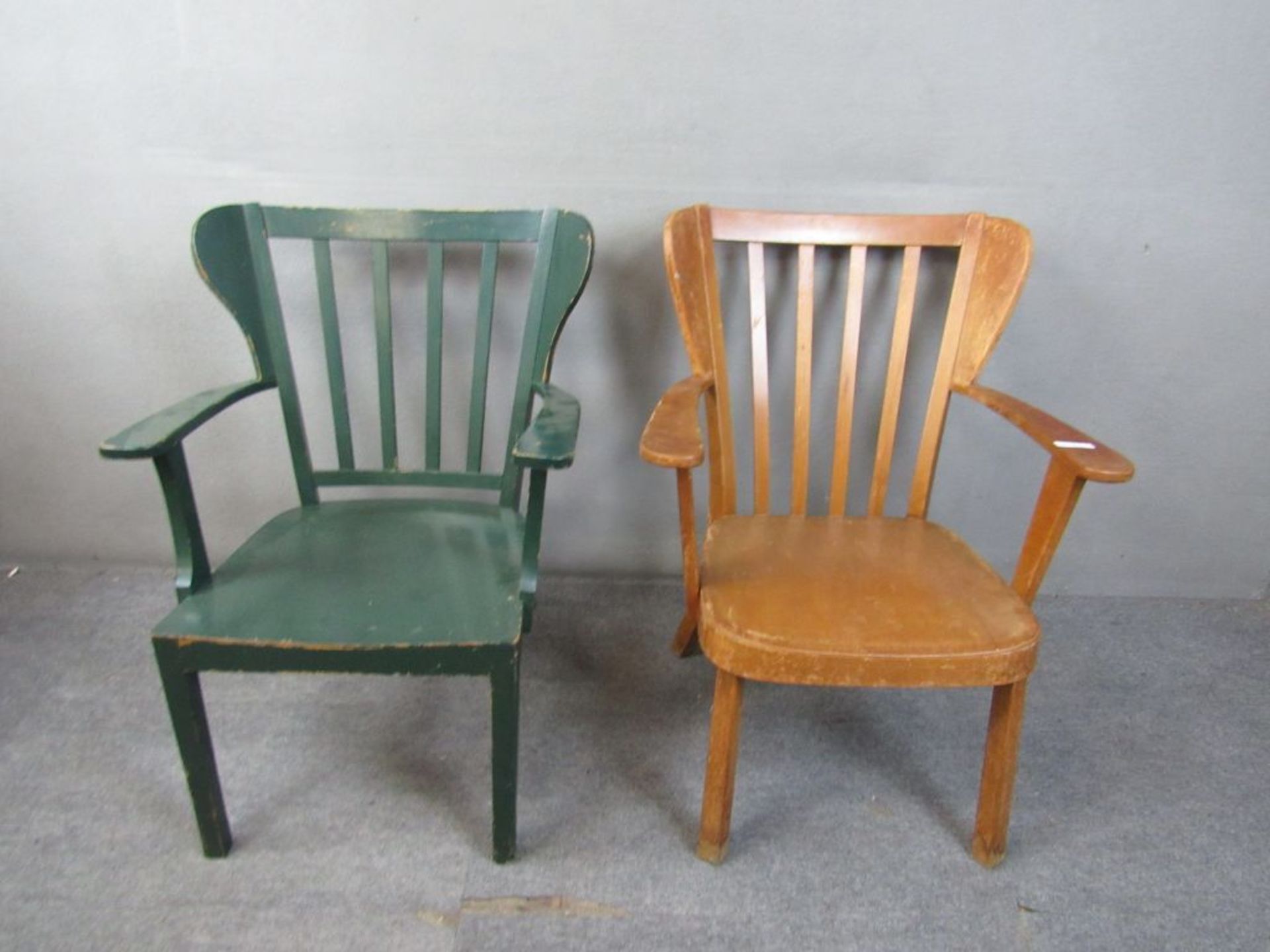 Vintage Fritz Hansen zwei Stühle