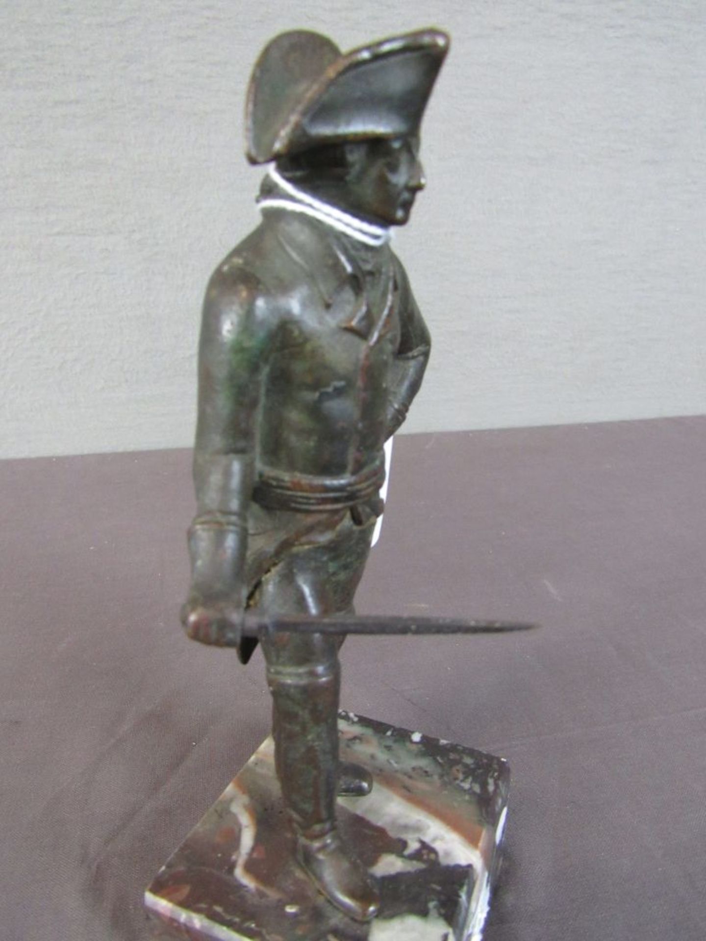 Bronzeskulptur Friedrich der Große auf - Image 3 of 6
