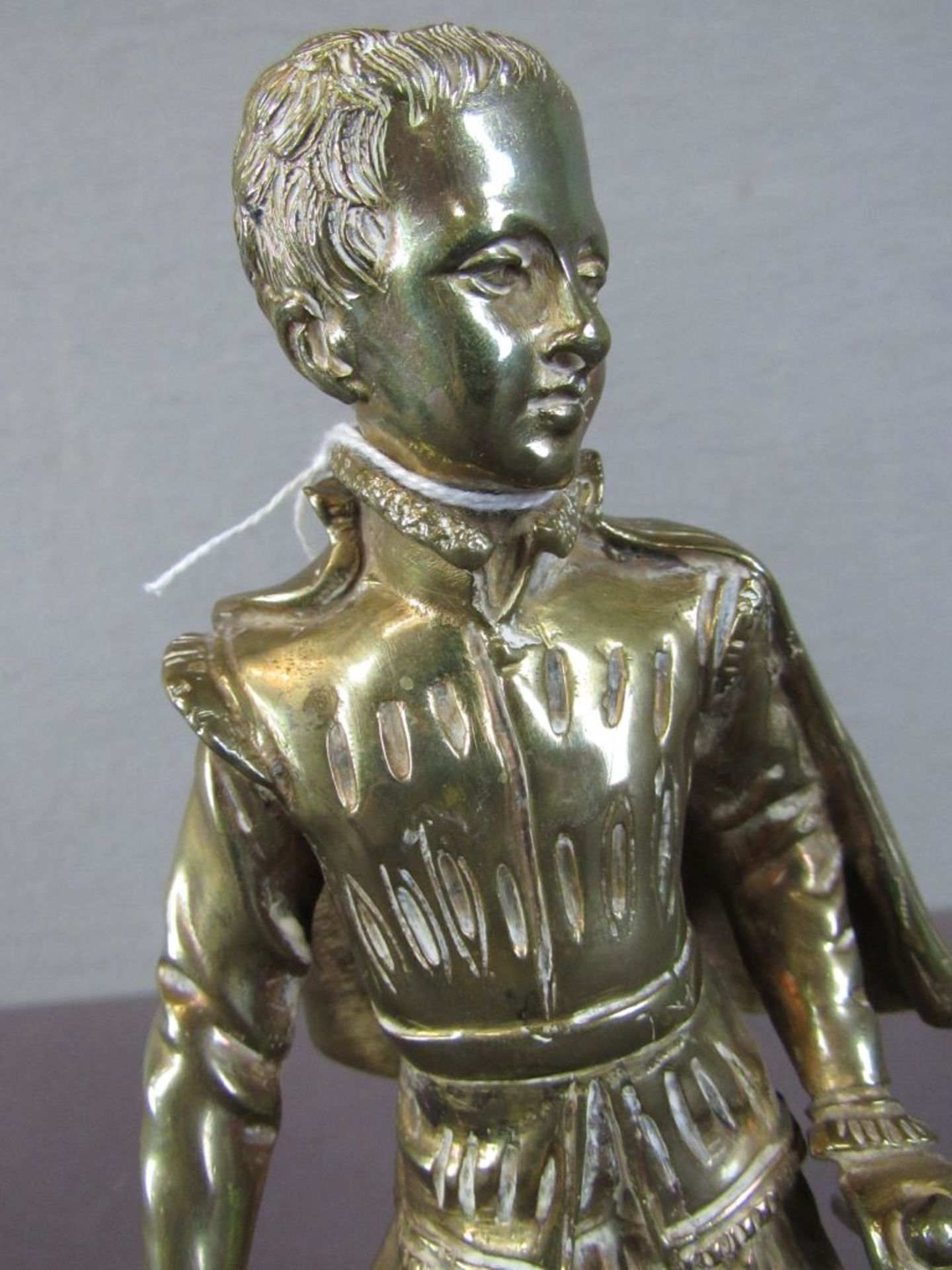 Statuette Bronzeguß Henry der 4. 25cm - Image 6 of 6