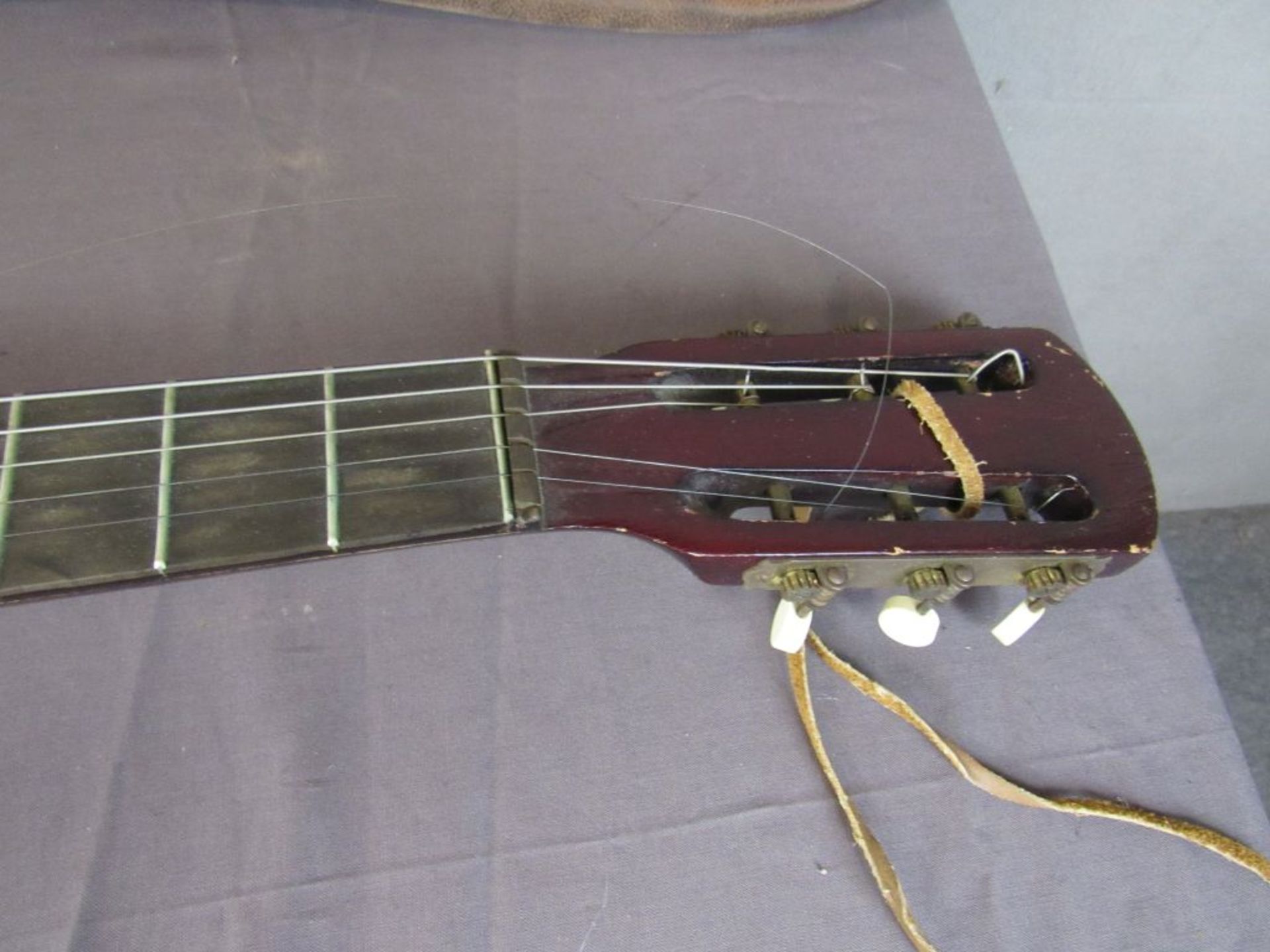 Gitarre mit Tasche original Lindberg - Image 3 of 9