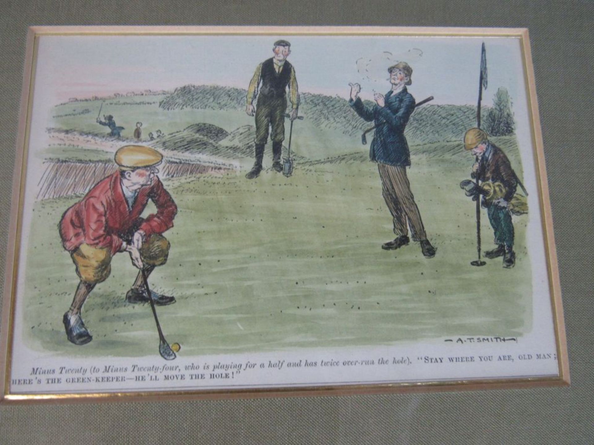 Drei Grafiken englisch Golfer in - Bild 3 aus 6