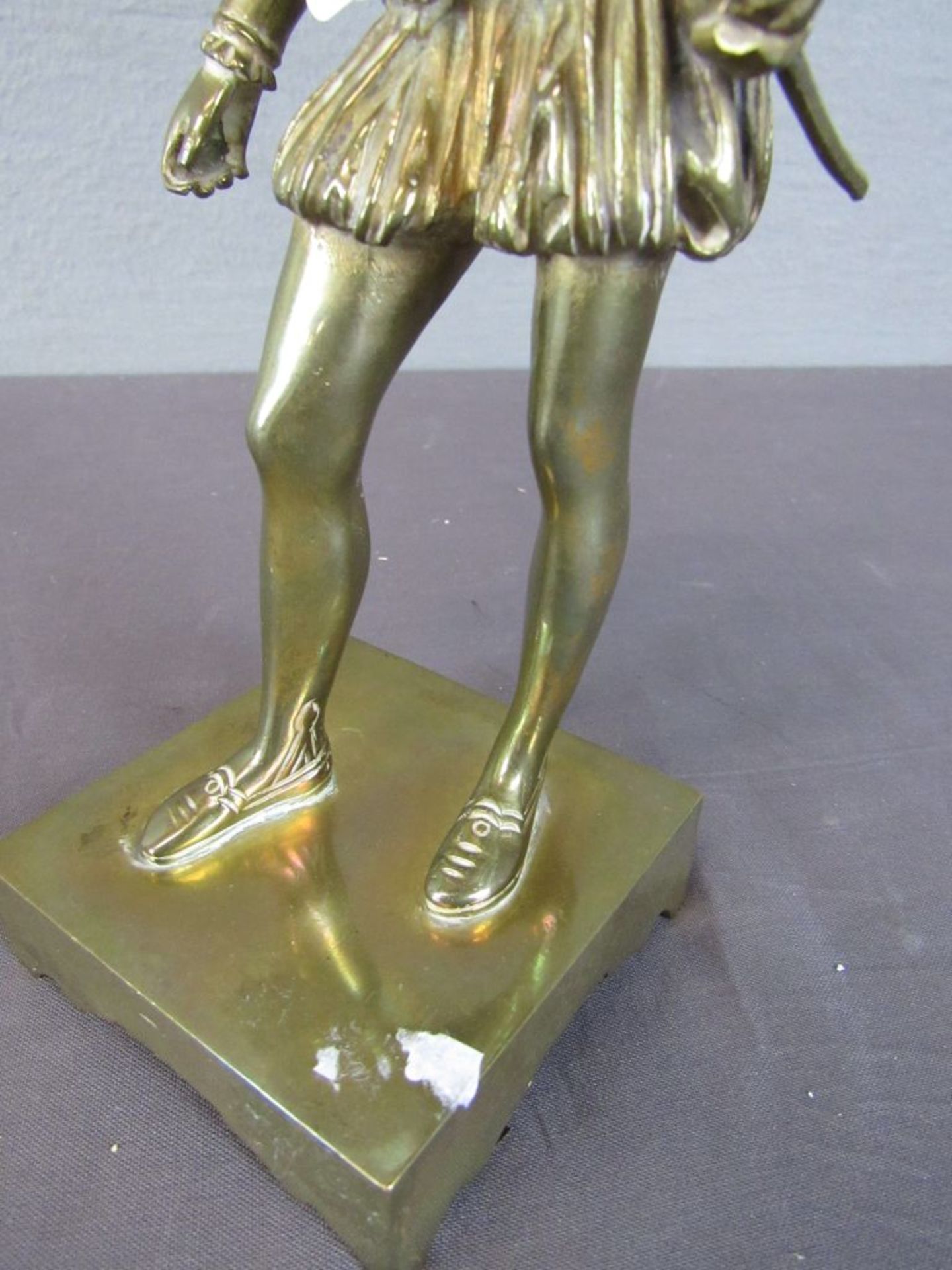 Statuette Bronzeguß Henry der 4. 25cm - Image 3 of 6