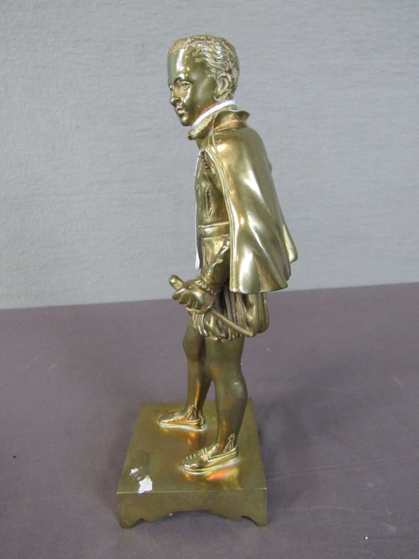 Statuette Bronzeguß Henry der 4. 25cm - Image 4 of 6