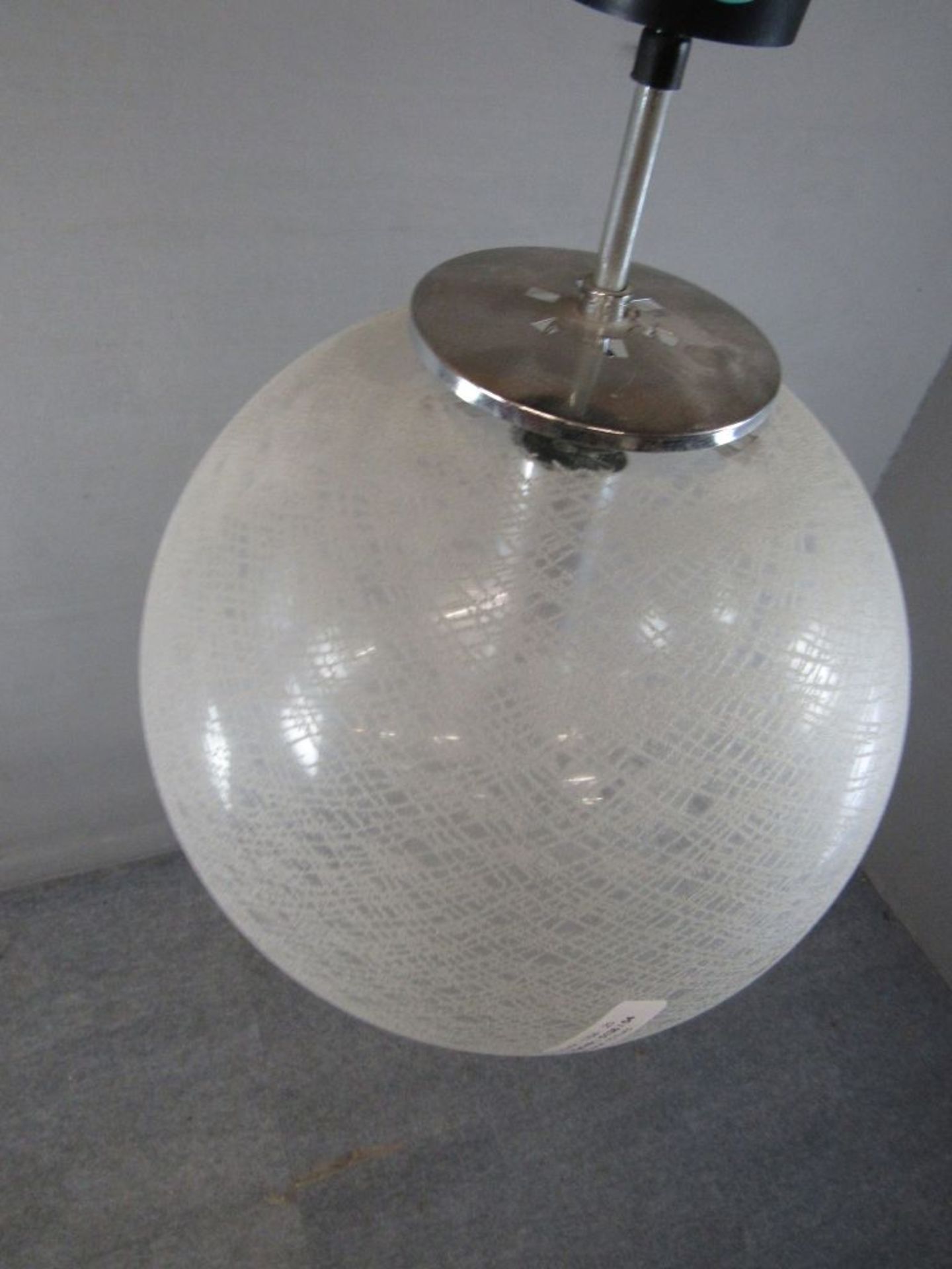 Deckenlampe Kugellampe mit Ätzung - Image 3 of 5