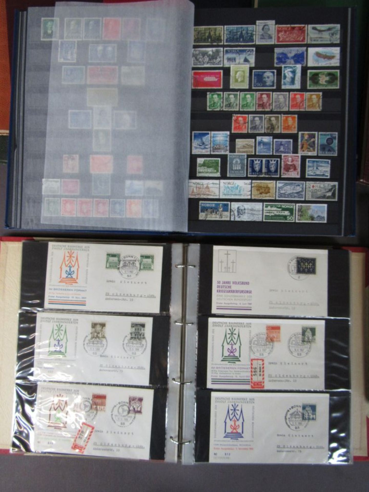 Koffer mit Nachlass Briefmarken 14 - Image 7 of 12