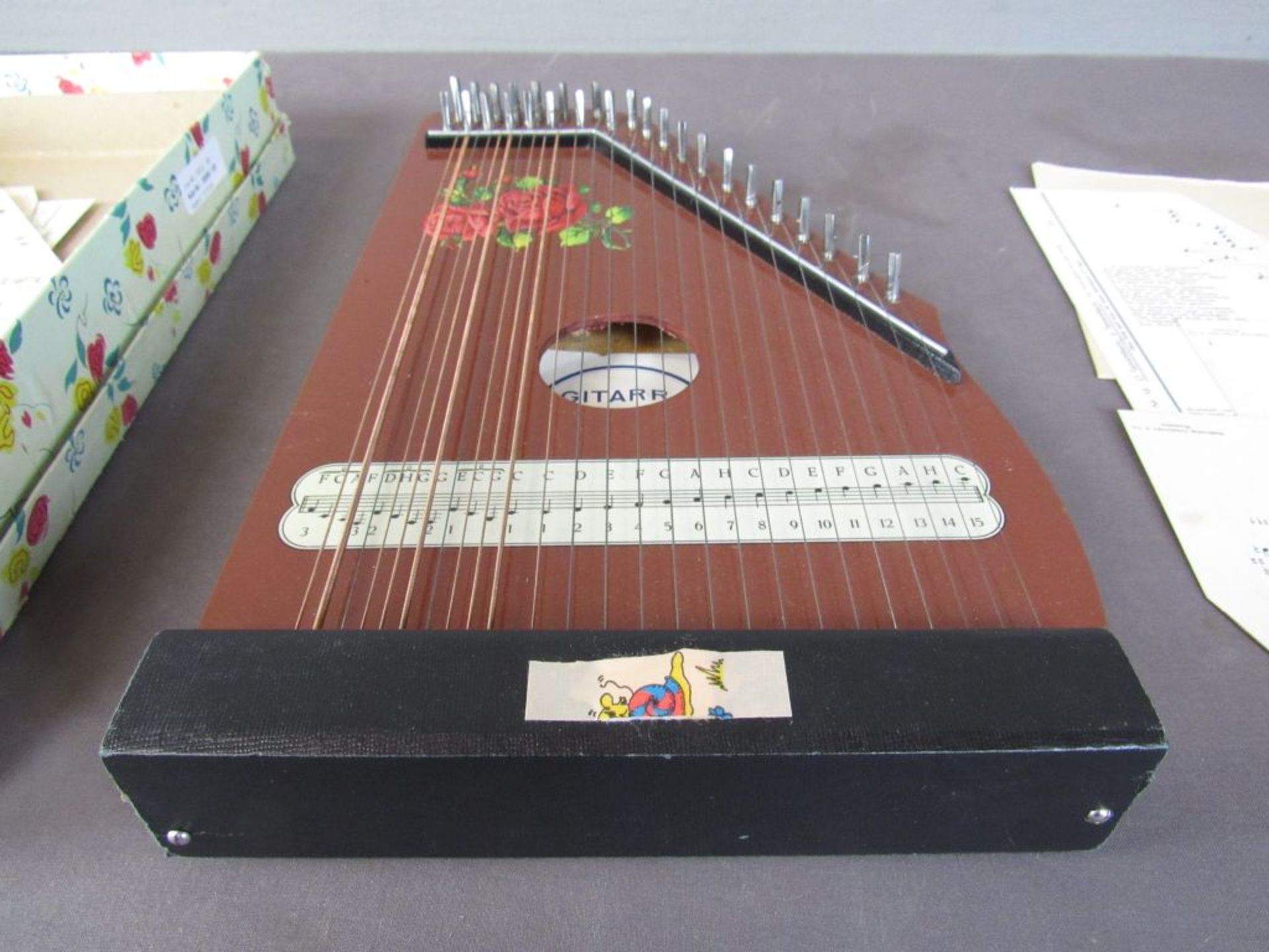 Zither Musikinstrument in OK Made in - Image 3 of 9